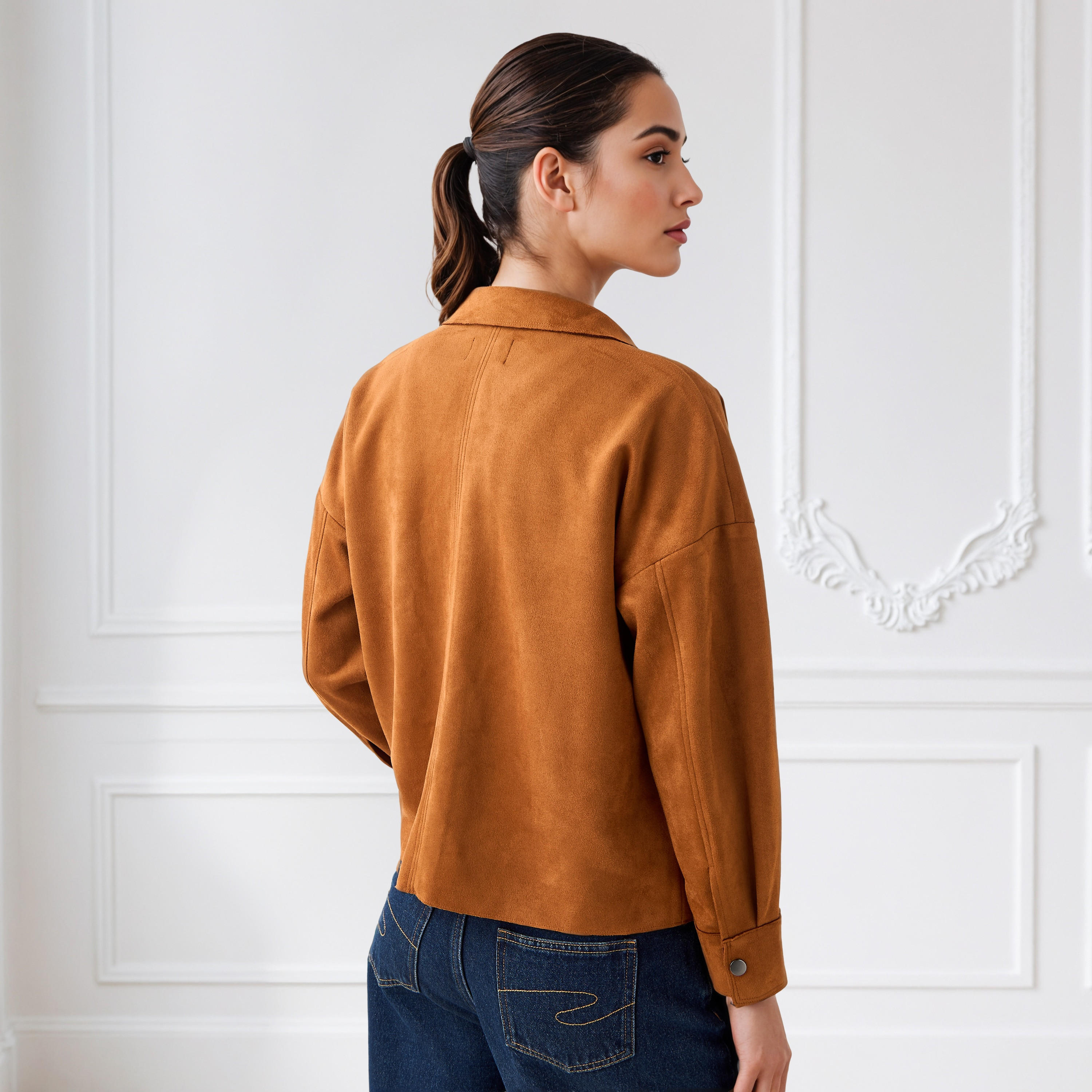 جاكيت شمواه بقصّة عادية-women-winterwear-coatsandjackets-jackets-image-4