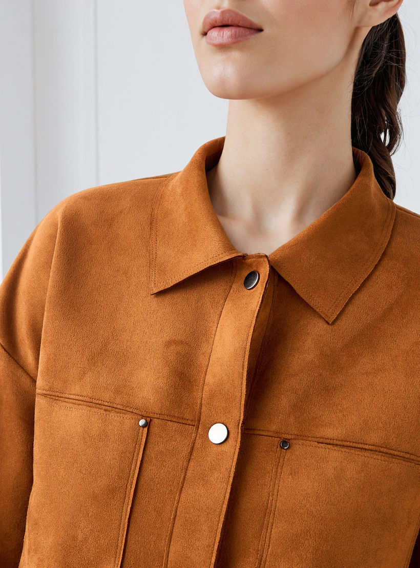 جاكيت شمواه بقصّة عادية-women-winterwear-coatsandjackets-jackets-image-3