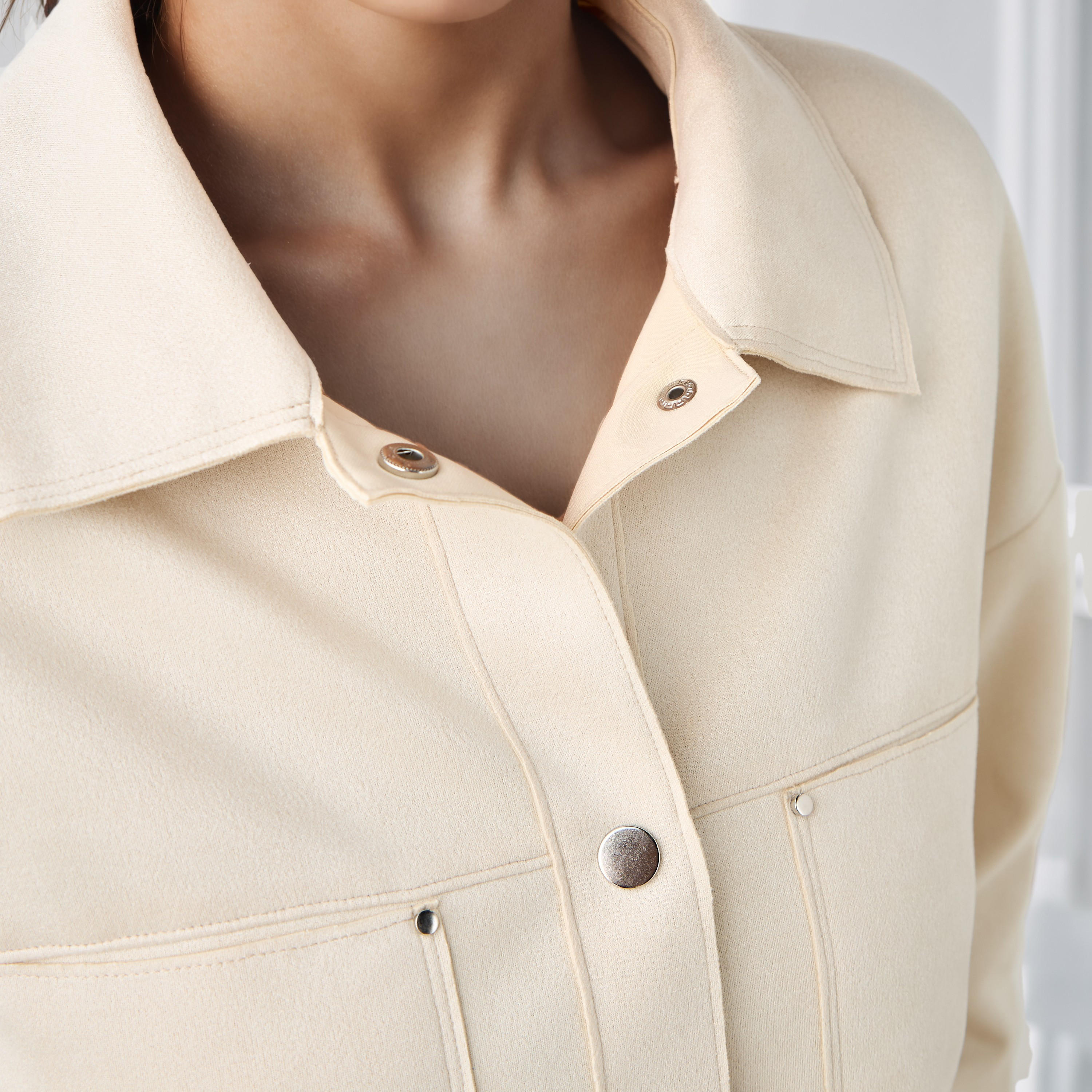 Regular Fit Suede Jacket-women-winterwear-coatsandjackets-jackets-image-4