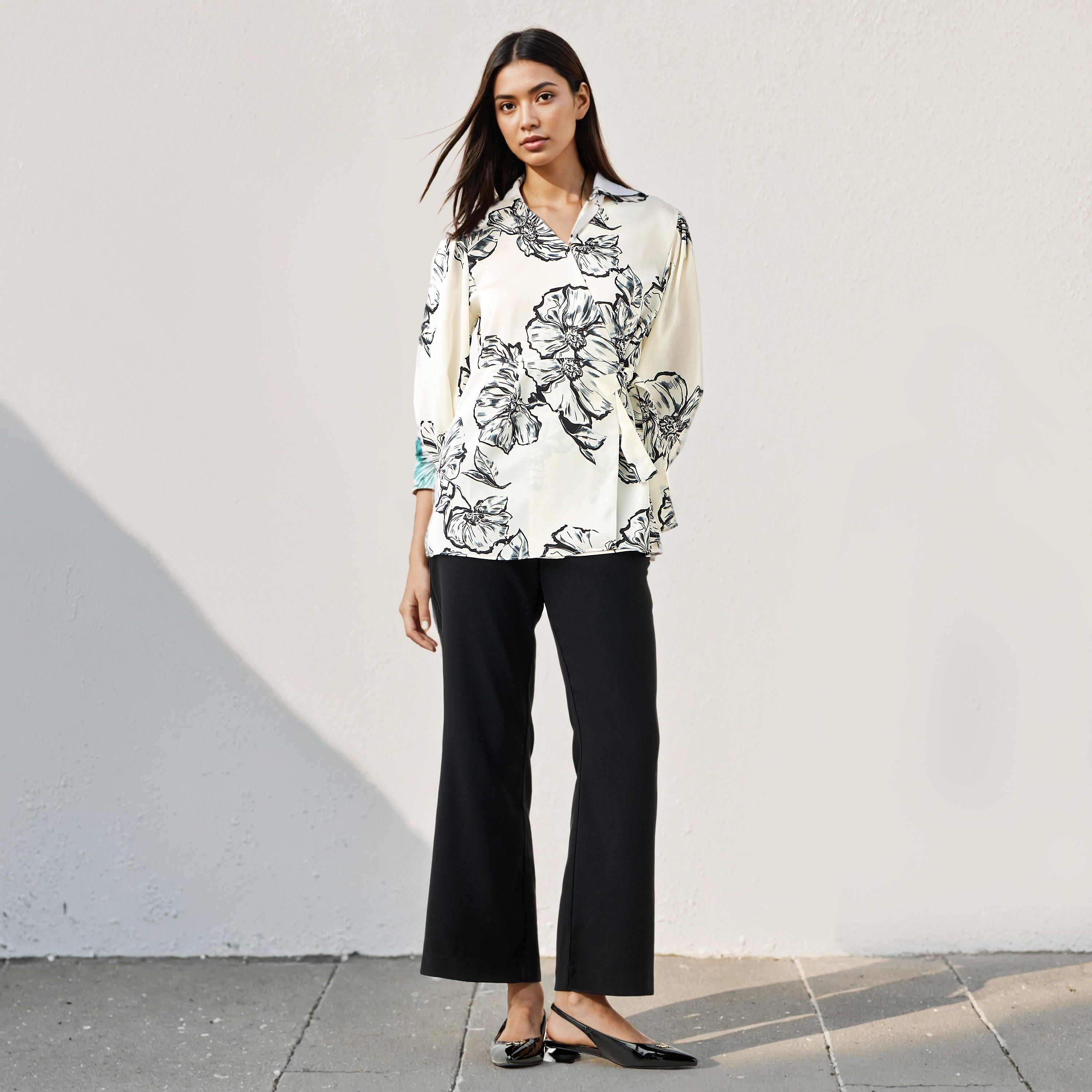 بنطلون واسع بسحاب إغلاق-women-clothing-bottoms-trousers-image-2