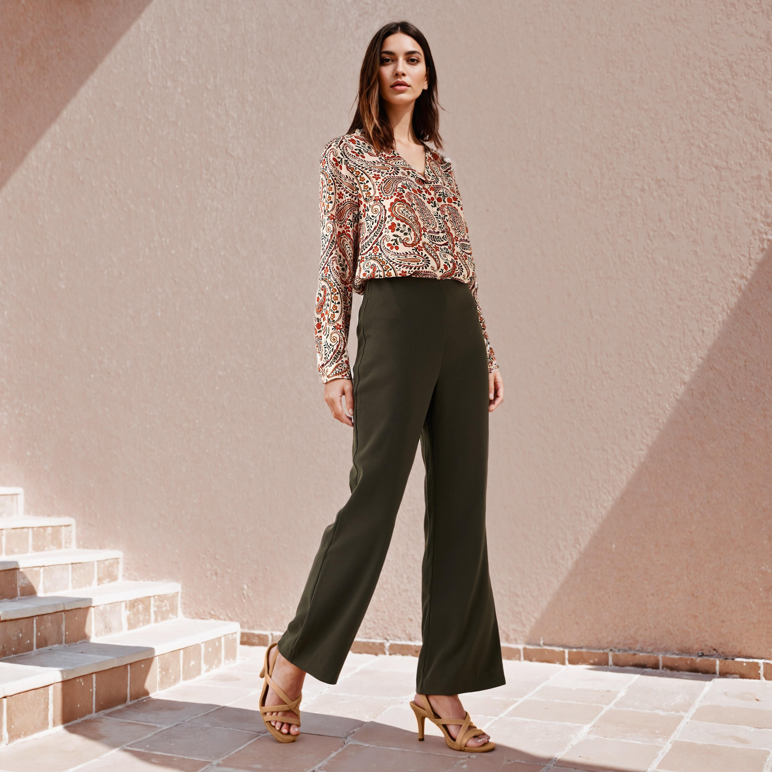بنطلون واسع بسحاب إغلاق-women-clothing-bottoms-trousers-image-4