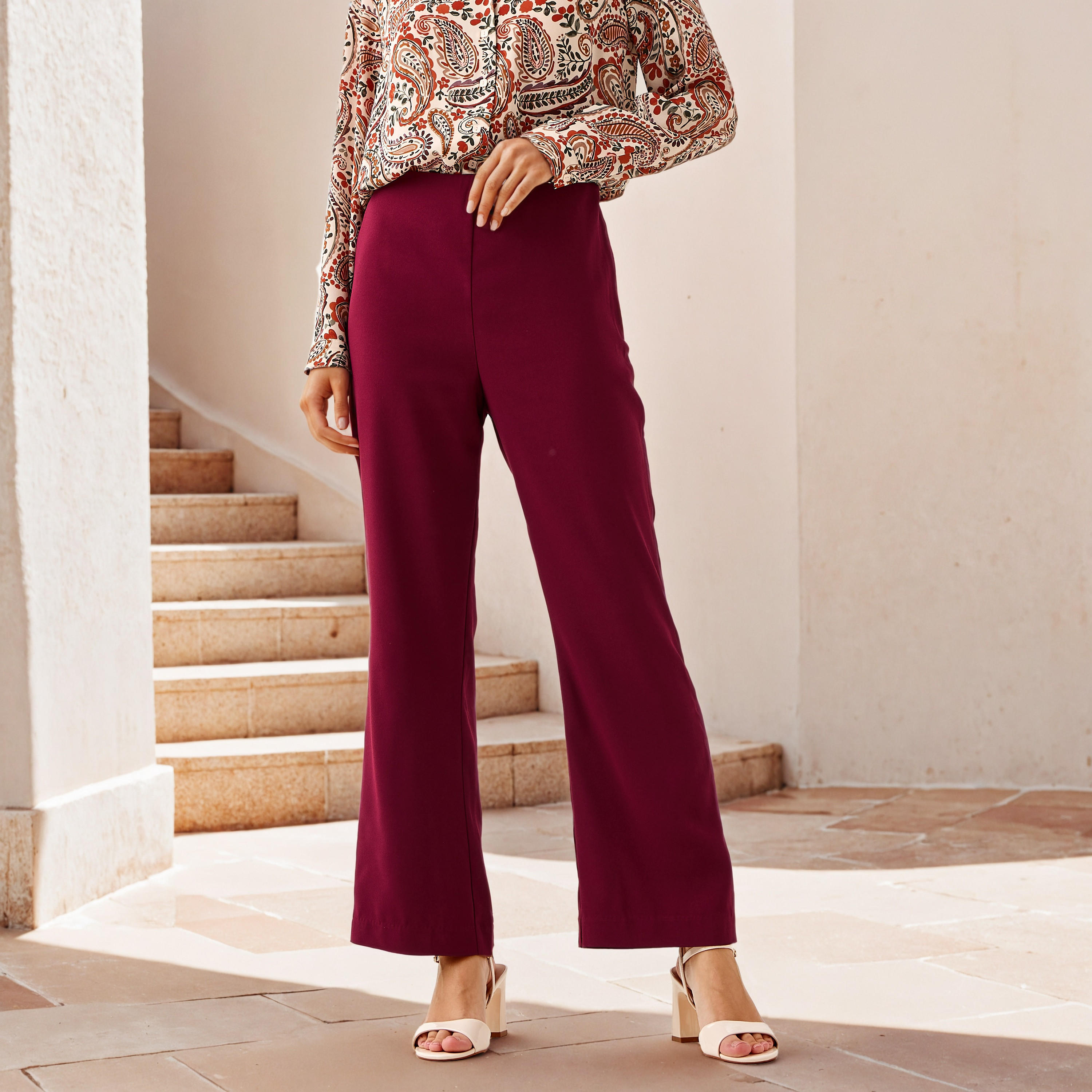 بنطلون واسع بسحاب إغلاق-women-clothing-bottoms-trousers-image-5