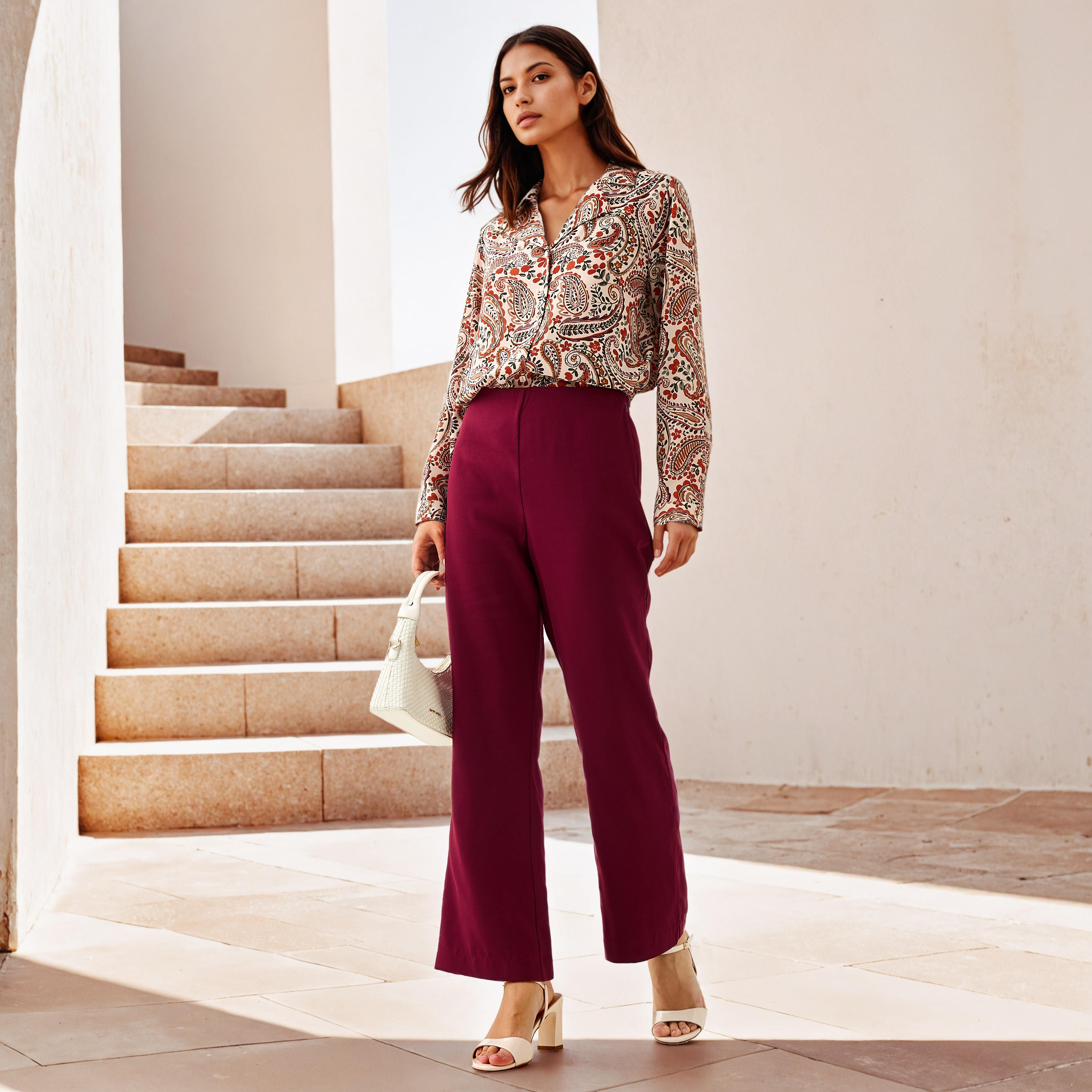 بنطلون واسع بسحاب إغلاق-women-clothing-bottoms-trousers-image-4