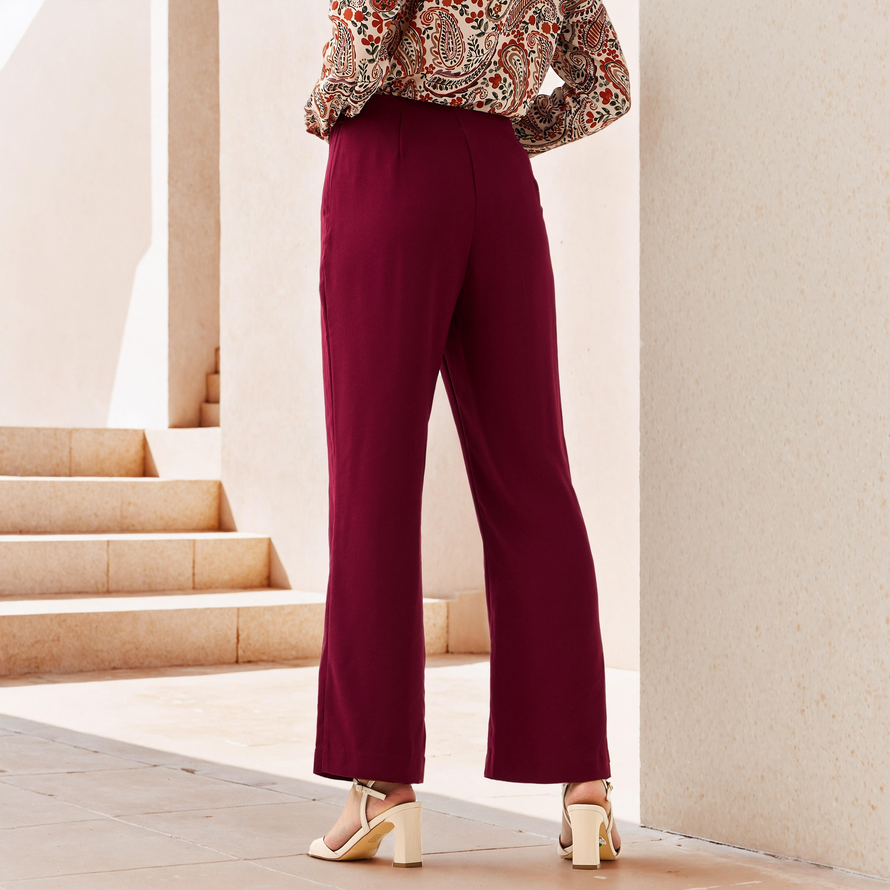 بنطلون واسع بسحاب إغلاق-women-clothing-bottoms-trousers-image-3