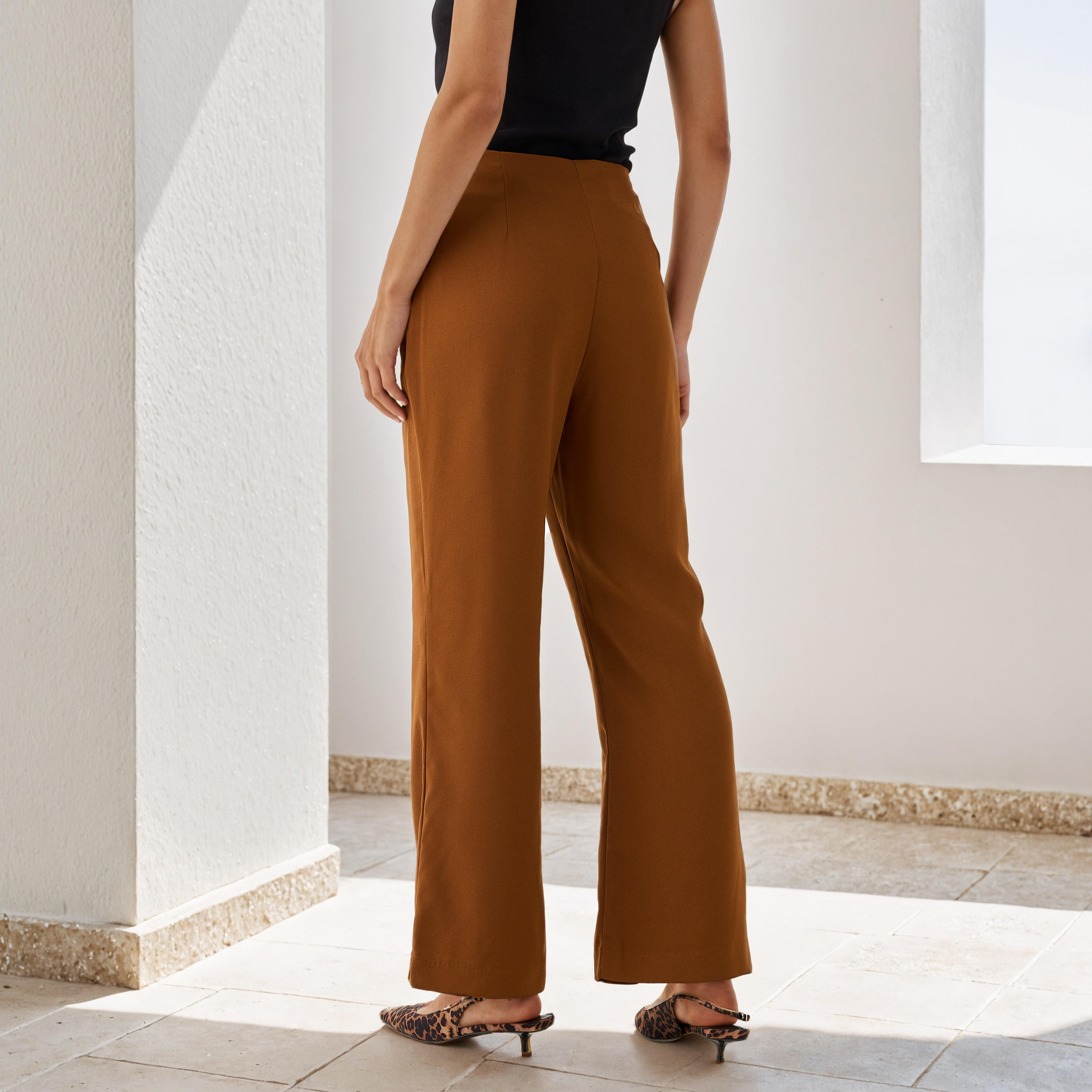 بنطلون واسع بسحاب إغلاق-women-clothing-bottoms-trousers-image-3