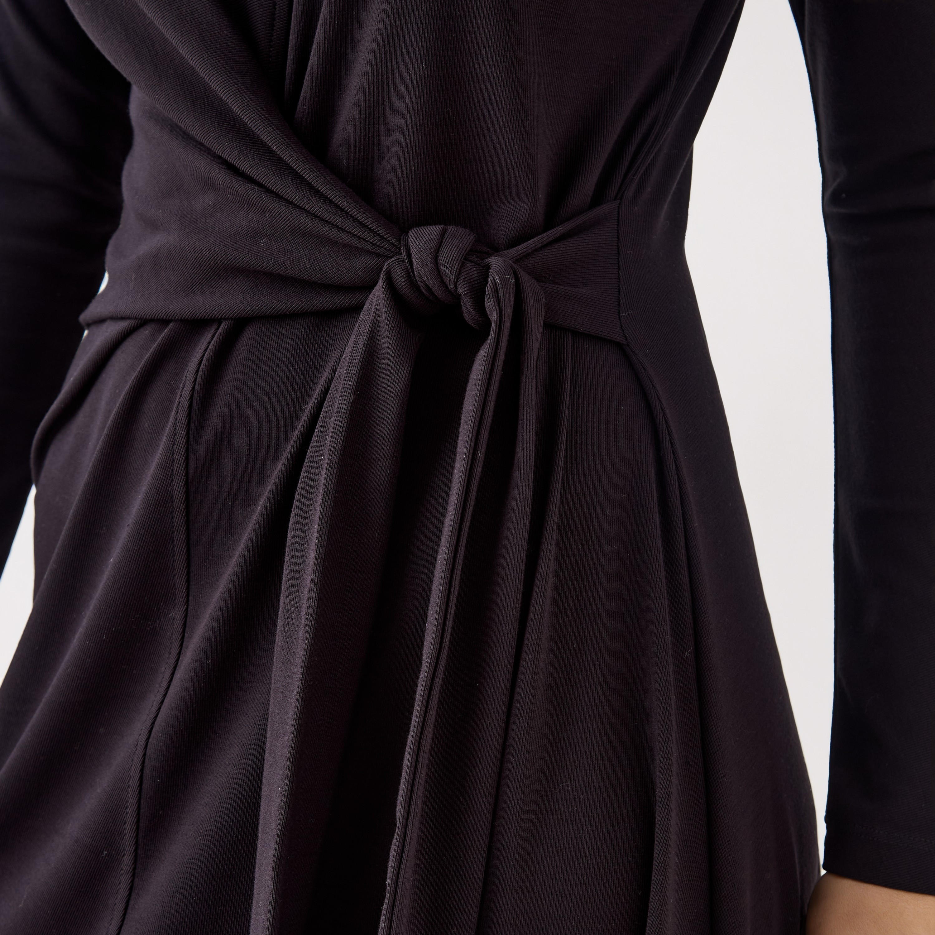 فستان بكشكش وأربطة-women-clothing-dresses-image-2