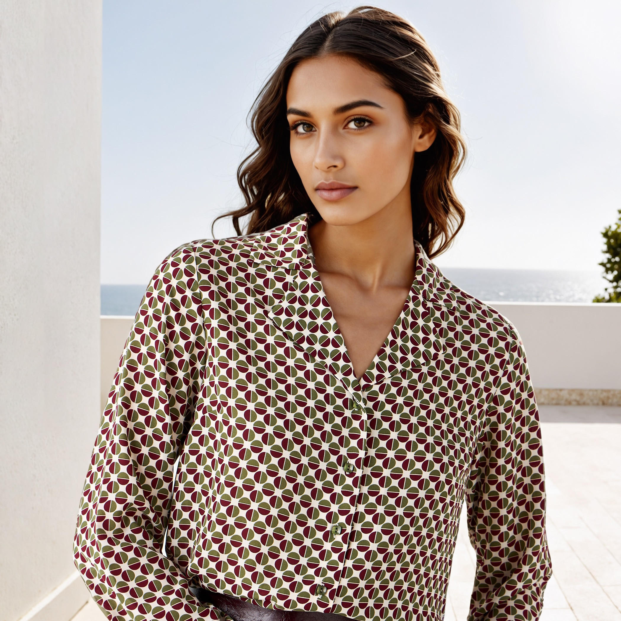 Printed Notch Collar Shirt-women-clothing-shirtsandblouses-shirts-image-4