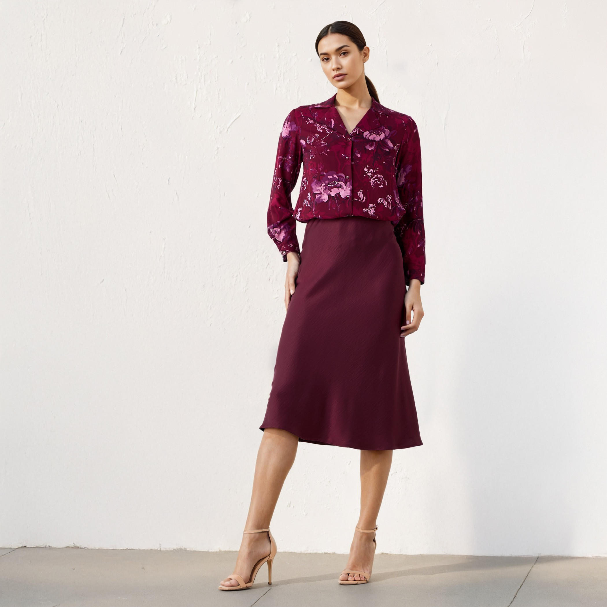 قميص بياقة مطوية وطبعات-women-clothing-shirtsandblouses-shirts-image-5