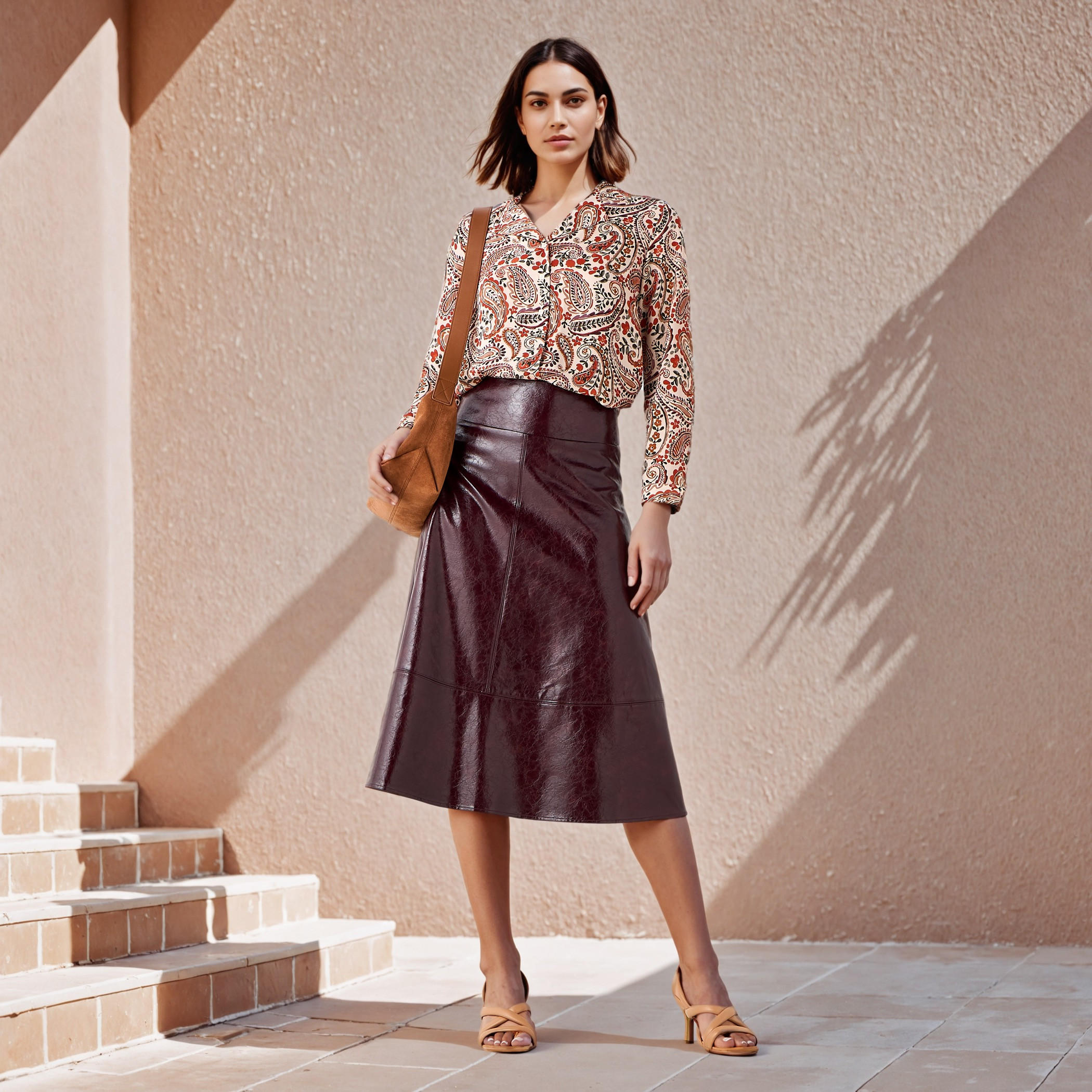 Printed Notch Collar Shirt-women-clothing-shirtsandblouses-shirts-image-2