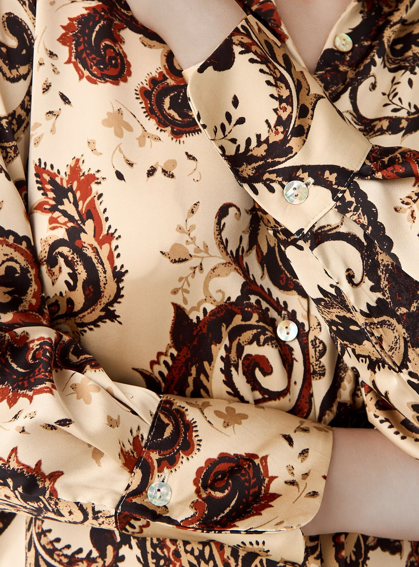 Paisley Print Collared Satin Shirt-women-clothing-shirtsandblouses-shirts-image-4
