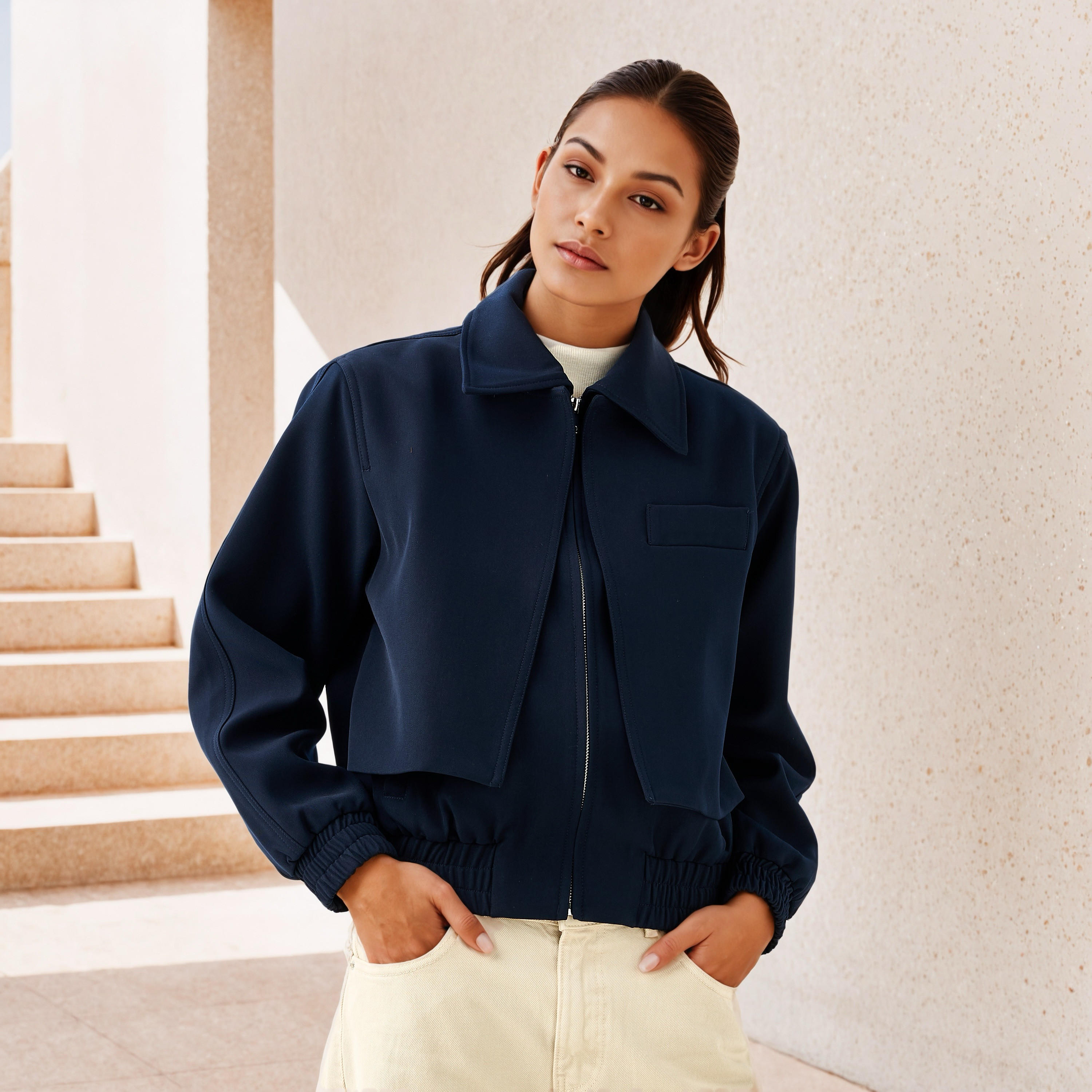 Bomber Jacket with Pocket-women-winterwear-coatsandjackets-jackets-image-1