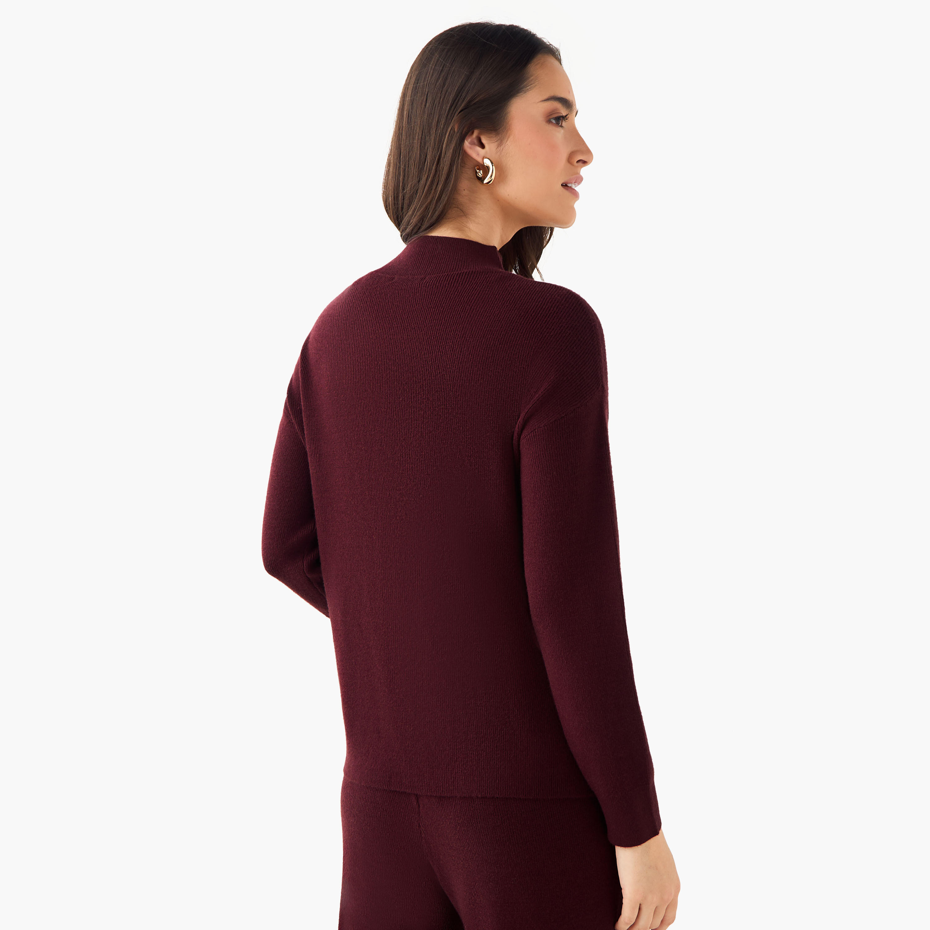 Relaxed Fit High Neck Sweater-women-clothing-cardigansandjumpers-jumpers-image-3