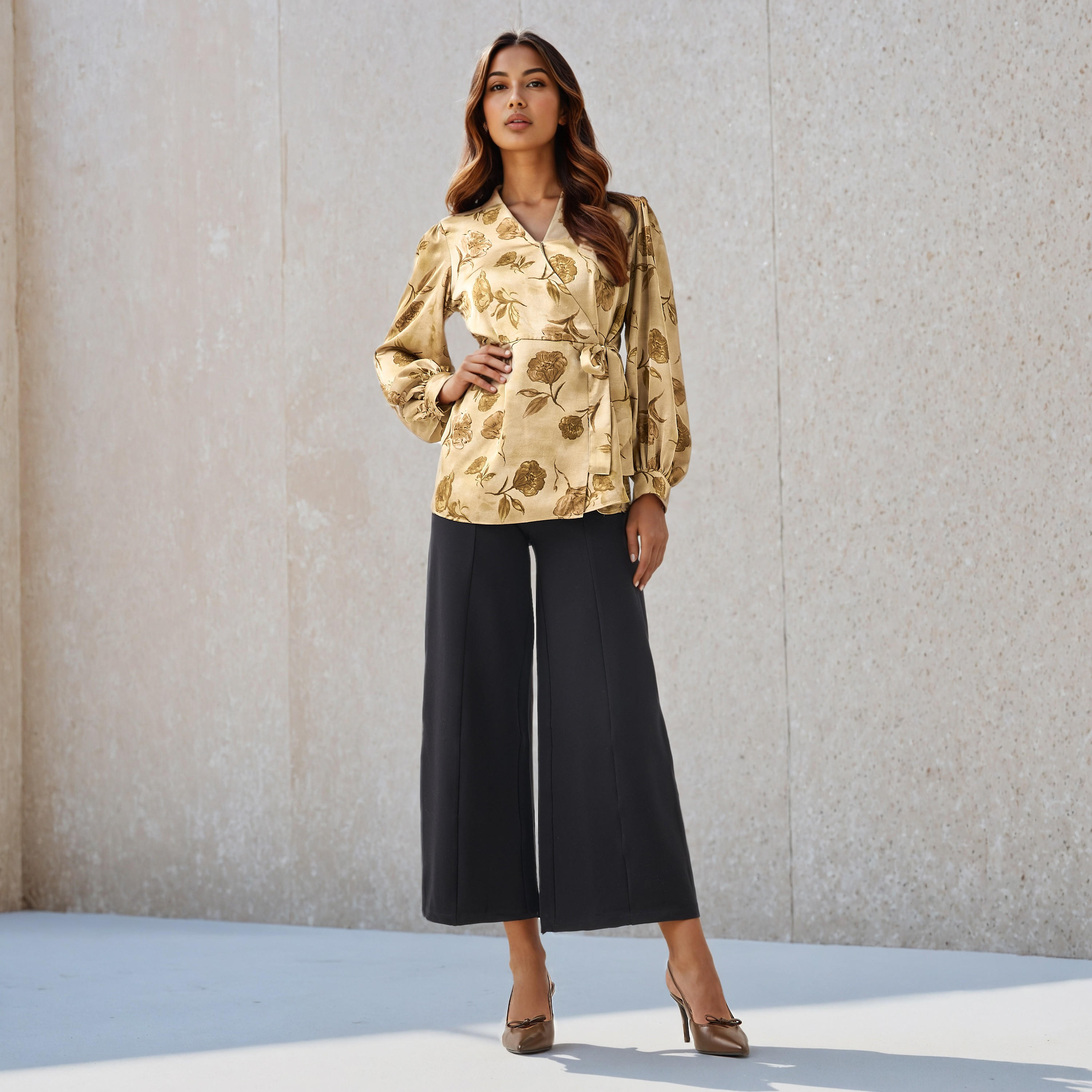 Relaxed Fit Flexi Waist Trousers-women-clothing-bottoms-trousers-image-2