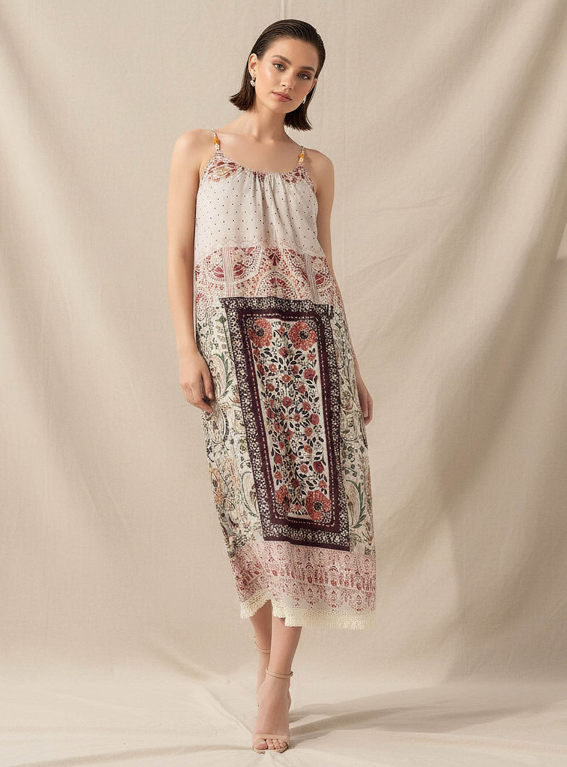 فستان ميدي إيه لاين بحمالات وطبعات-women-clothing-dresses-image-3