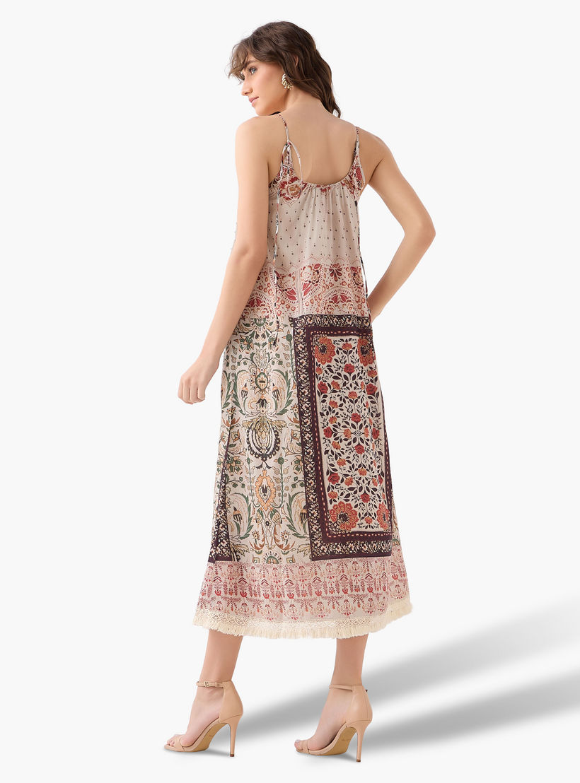 فستان ميدي إيه لاين بحمالات وطبعات-women-clothing-dresses-image-6
