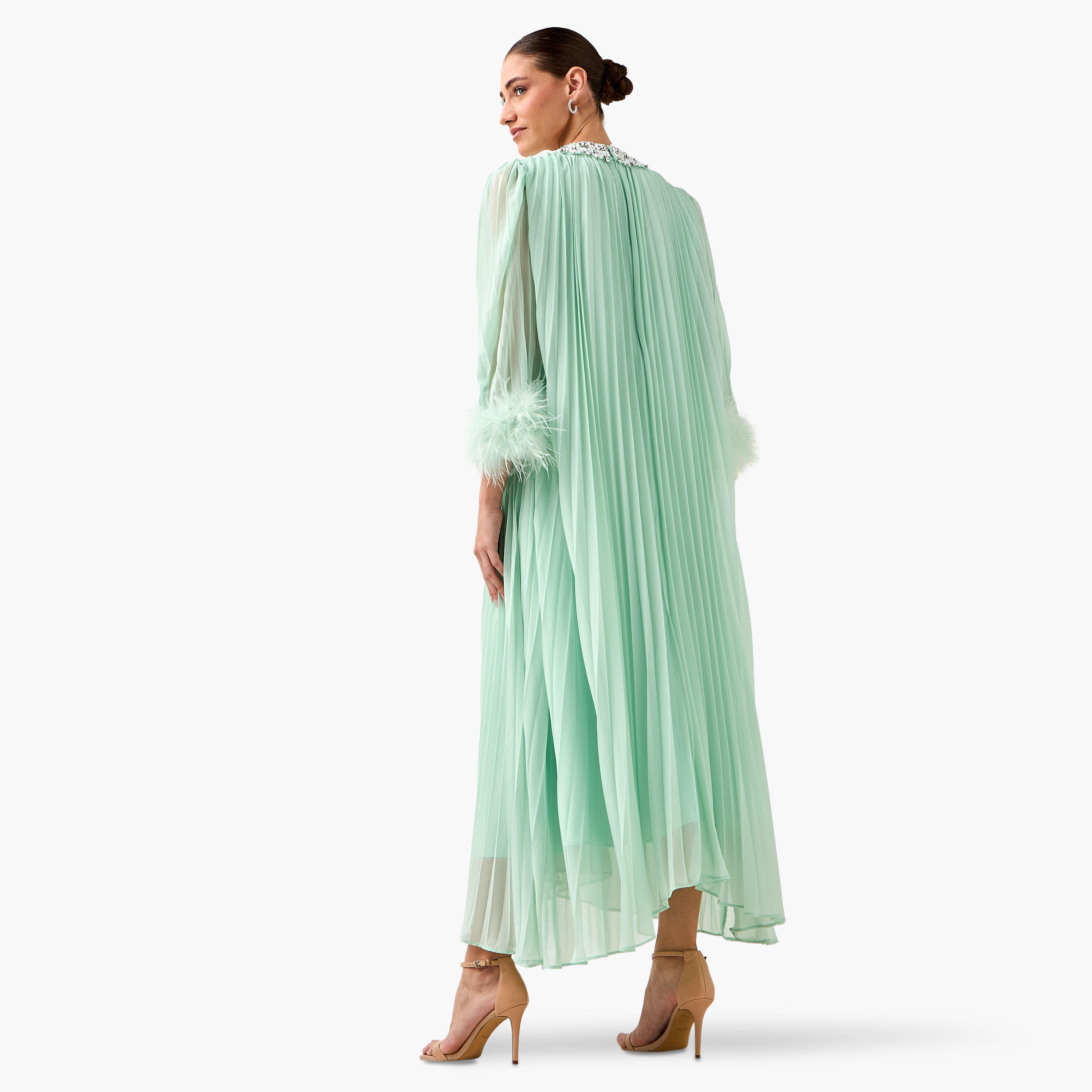 فستان مزين بزخارف فرو قطن للنساء-women-clothing-dresses-image-7
