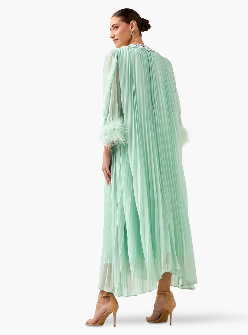 فستان مزين بزخارف فرو قطن للنساء-women-clothing-dresses-image-7