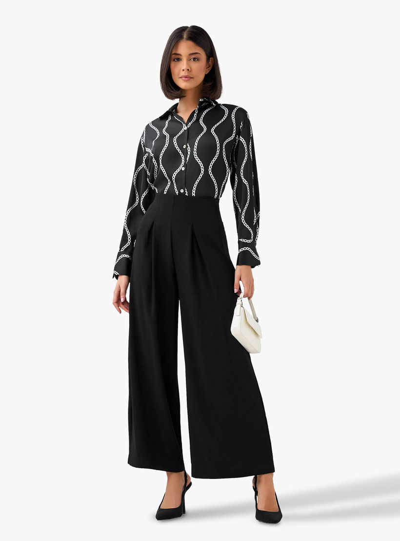 Printed Long Sleeves Shirt with Button Closure-women-clothing-shirtsandblouses-shirts-image-4