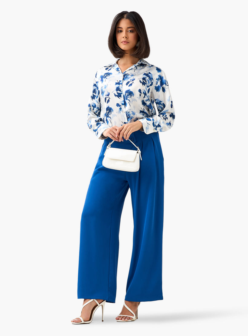 Floral Print Regular Fit Shirt with Collar-women-clothing-shirtsandblouses-shirts-image-4
