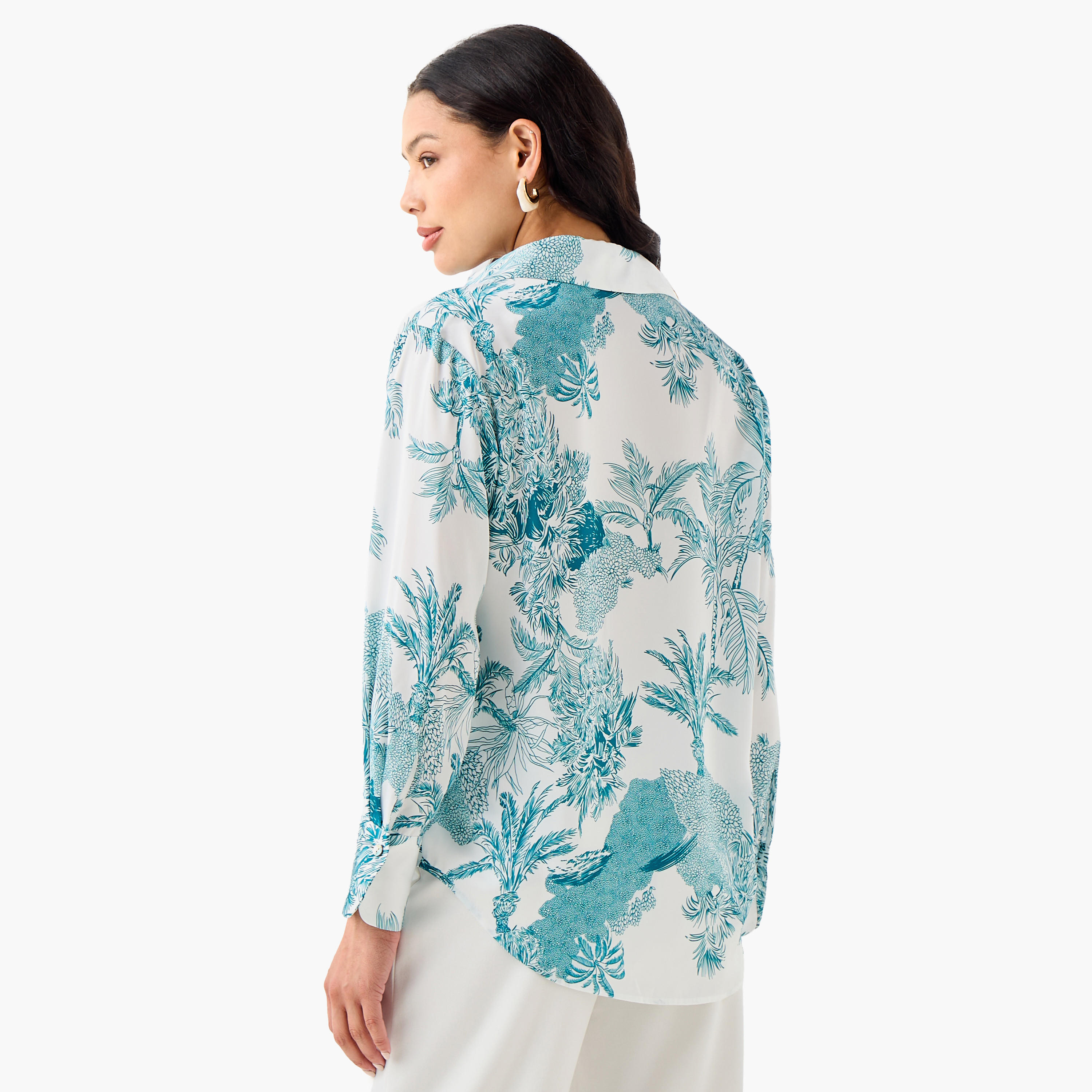 Regular Fit Polyester Shirt with Long Sleeves-women-clothing-shirtsandblouses-shirts-image-5