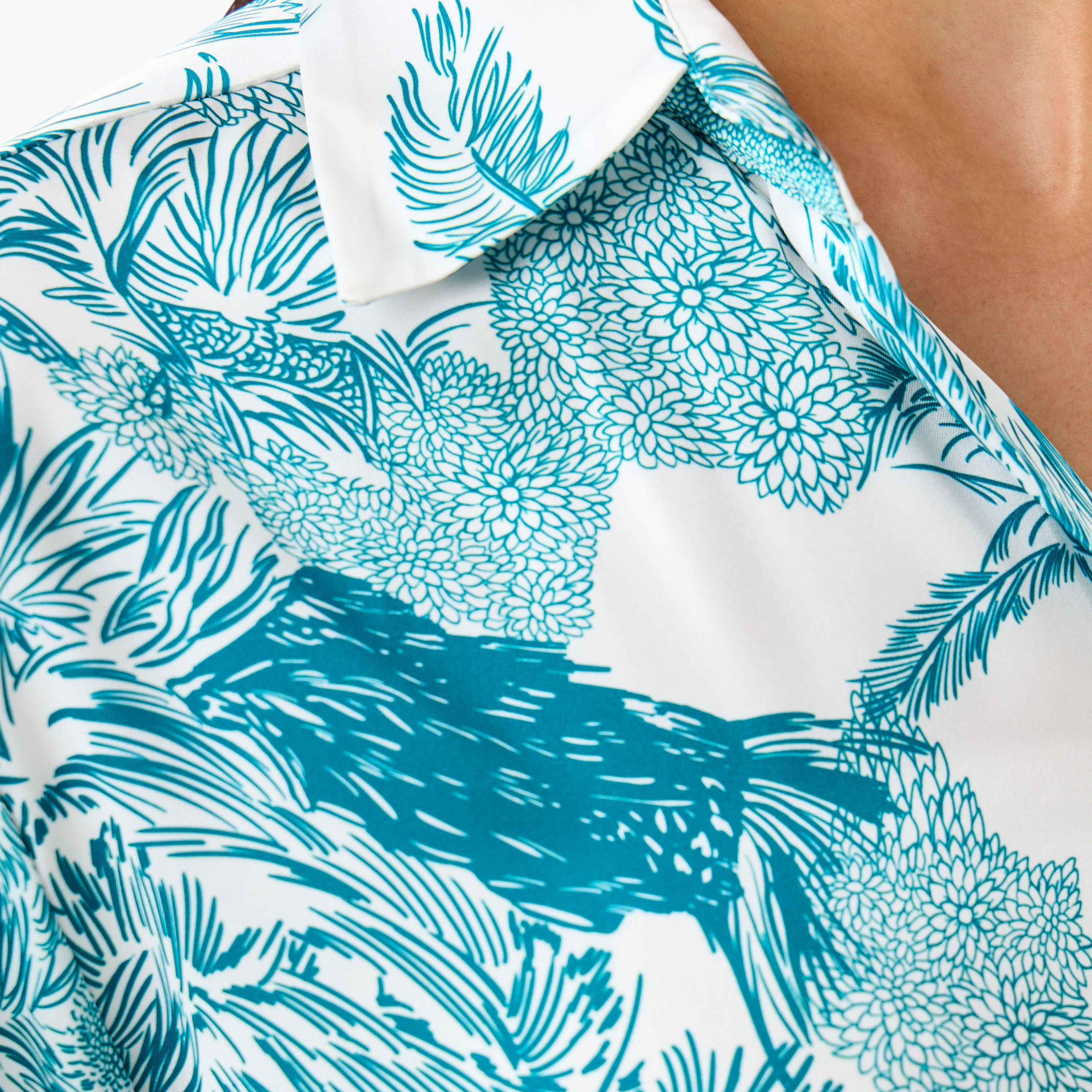 قميص بوليستر بقصة عادية وأكمام طويلة-women-clothing-shirtsandblouses-shirts-image-7