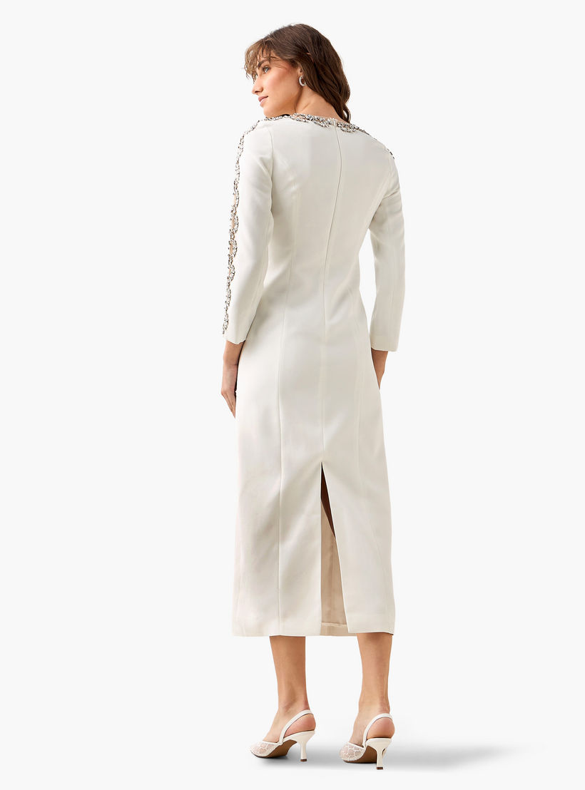 Embellished Party Dress with Back Slit-women-clothing-dresses-image-6