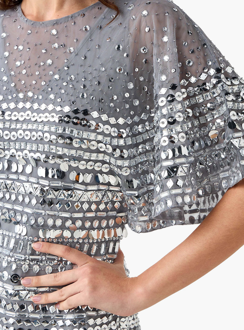 فستان سهرة ماكسي بقصّة إيه لاين مزين بالترتر-women-clothing-dresses-image-2
