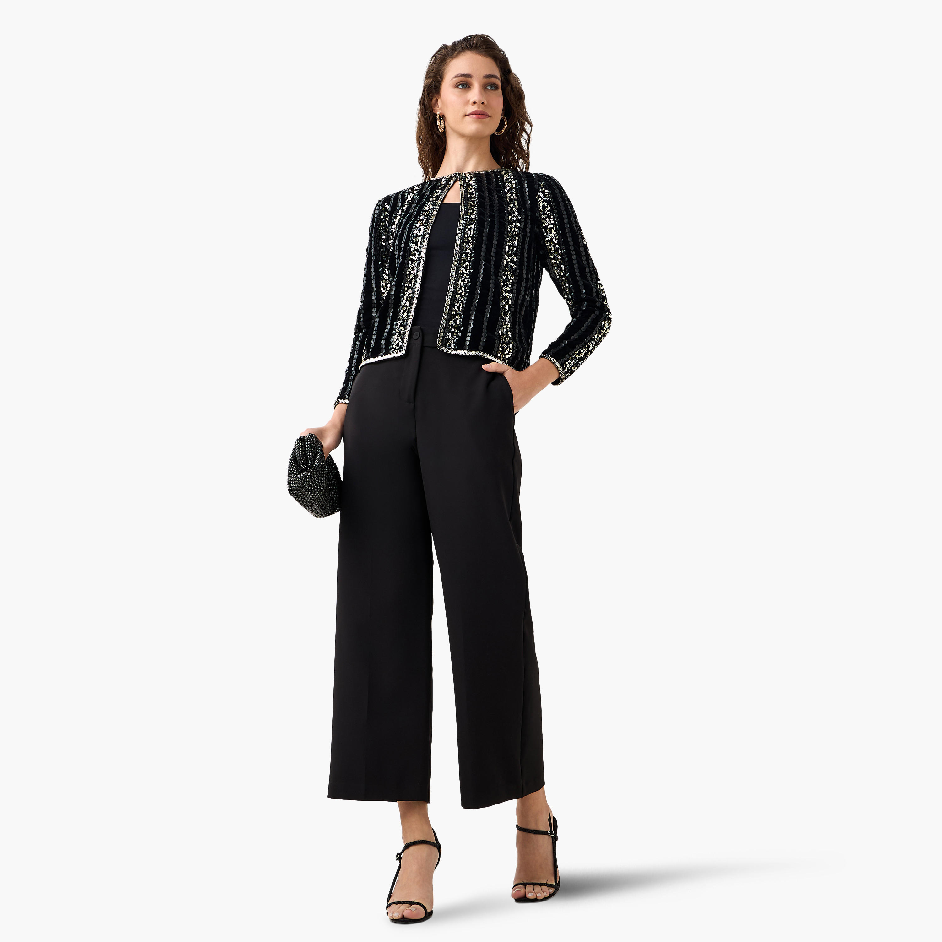جاكيت مفتوح من الأمام بتزيينات ترتر-women-winterwear-coatsandjackets-jackets-image-3