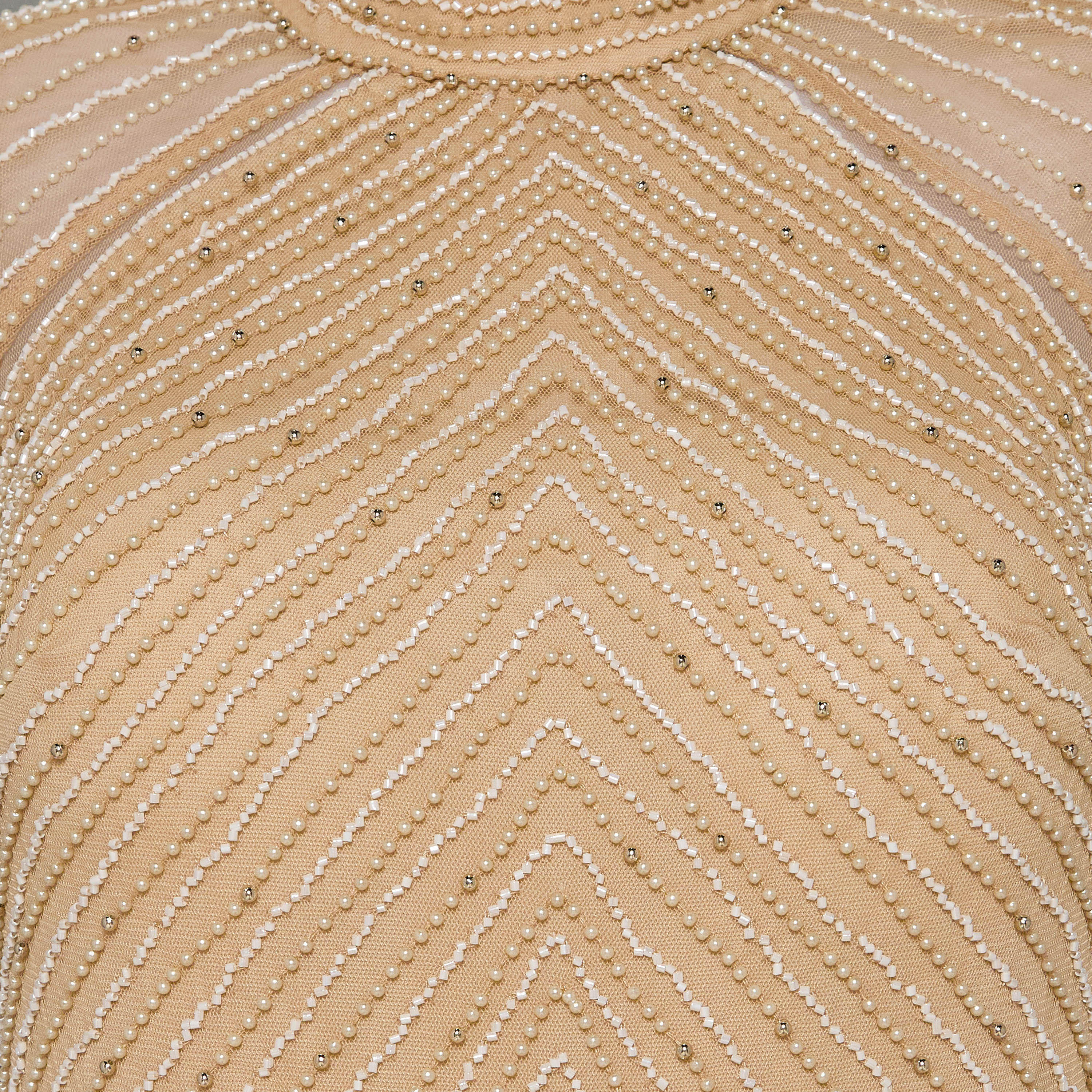 Beaded Embellished Bodycon Party Dress with High Neck-women-clothing-dresses-image-2
