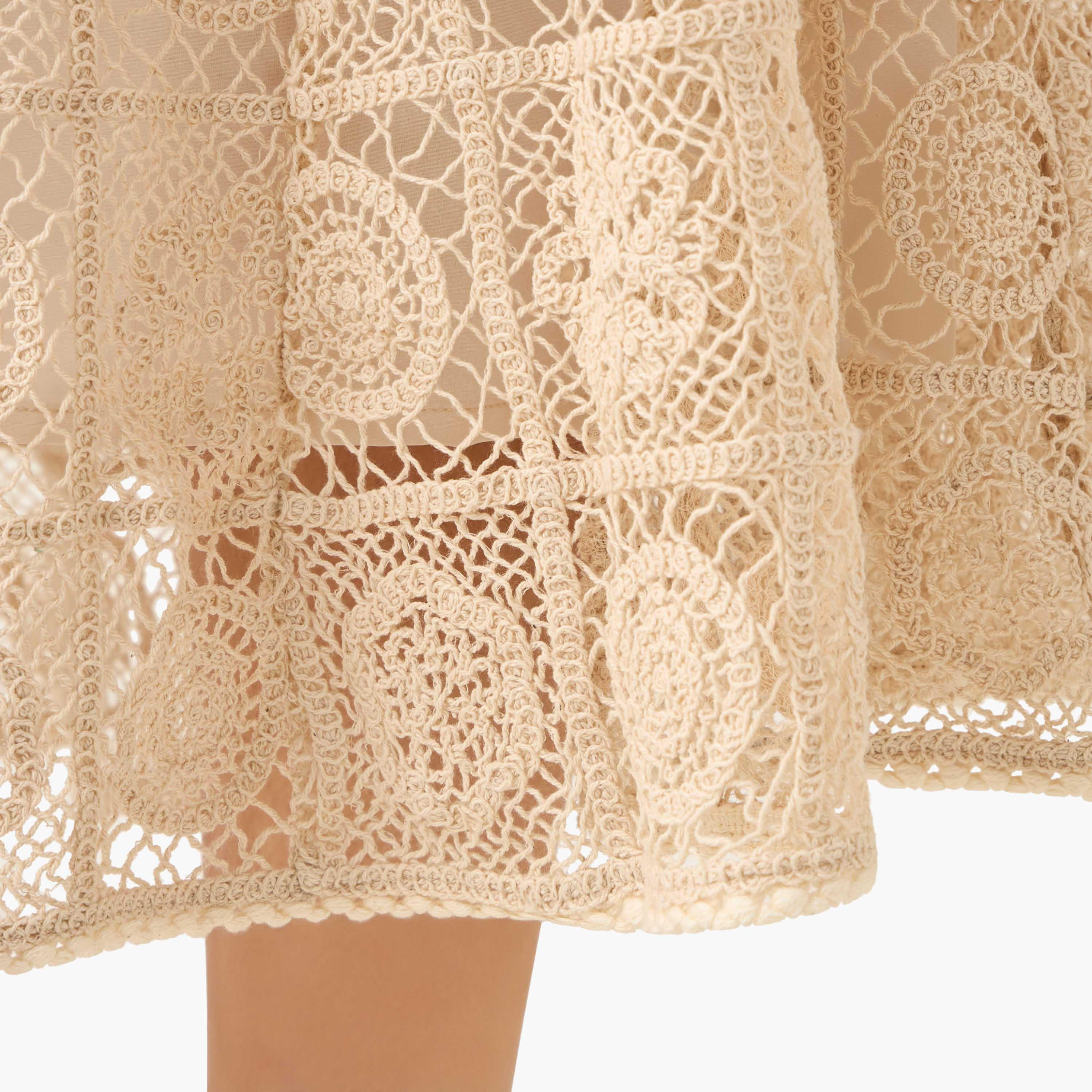 تنورة كروشيه إيه لاين ميدي-women-clothing-bottoms-skirts-image-1