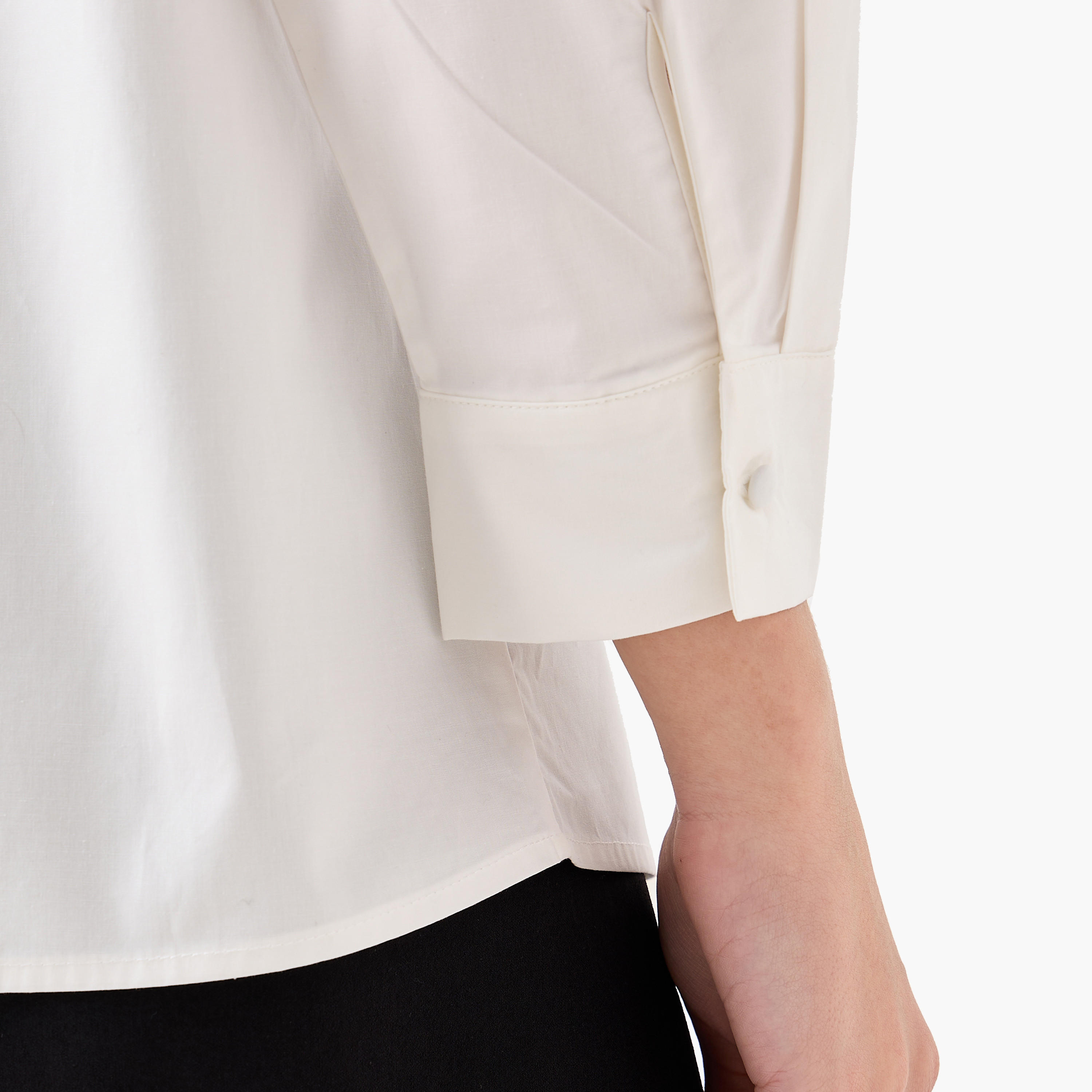 Relaxed Fit Cotton Shirt with Embellishments-women-clothing-shirtsandblouses-shirts-image-7