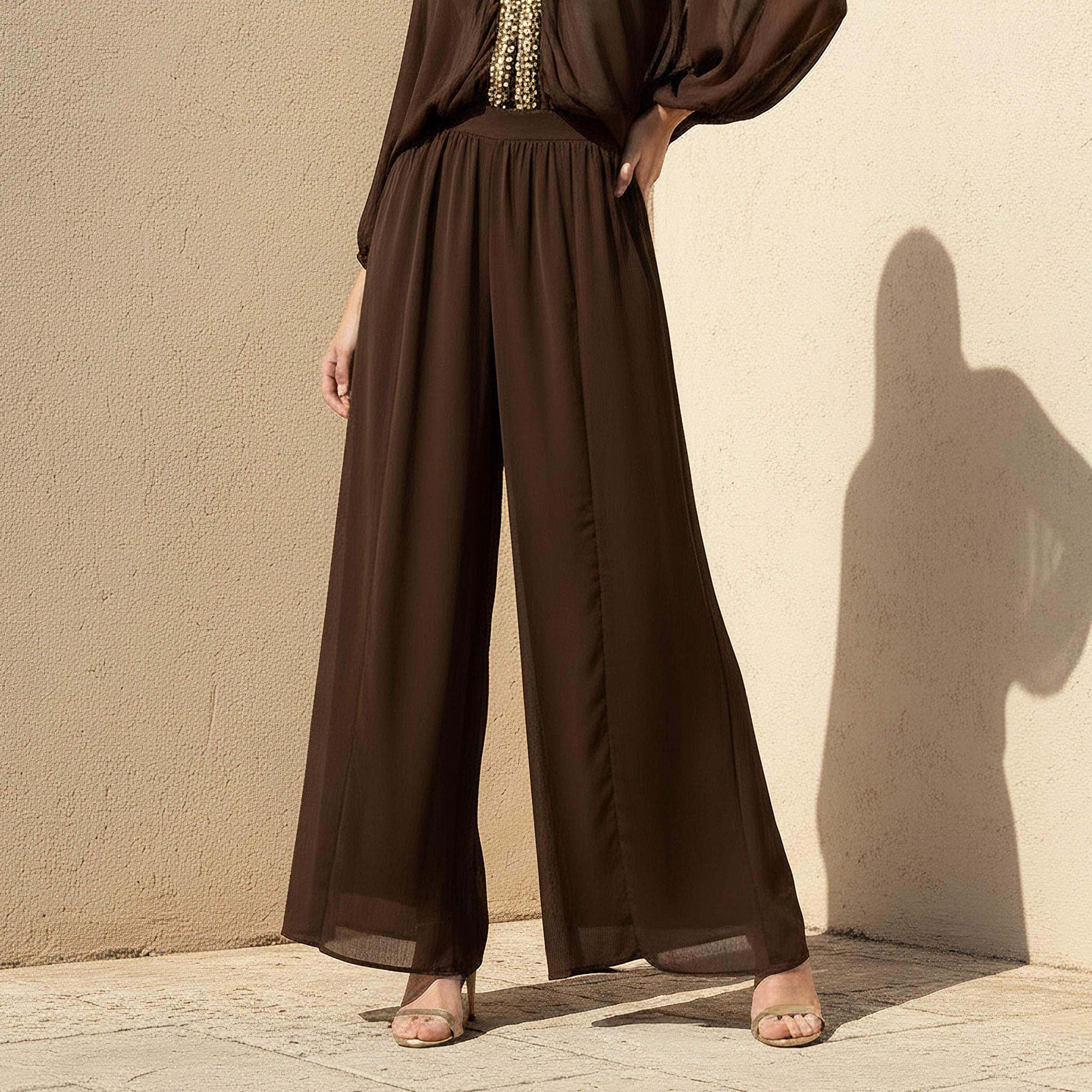 بنطلون واسع الساقين شفاف-women-clothing-coordsets-image-6