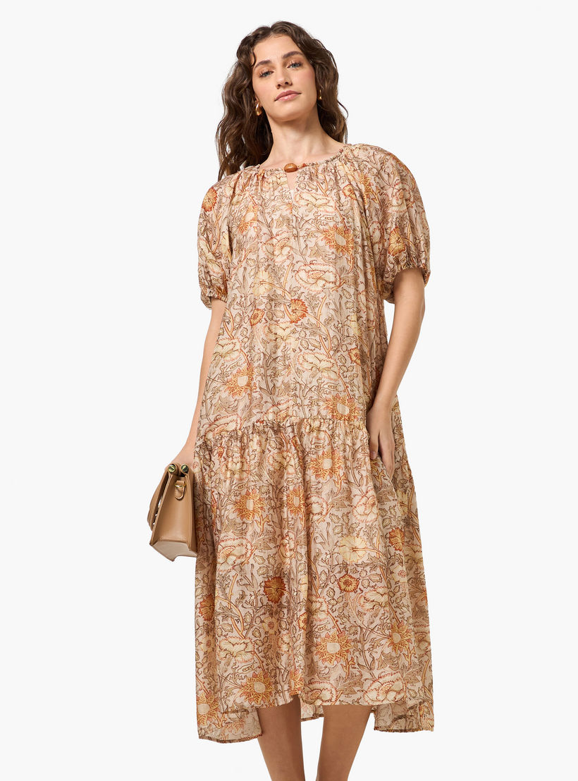 فستان بطبقات وطبعات زهرية للنساء-women-clothing-dresses-image-7