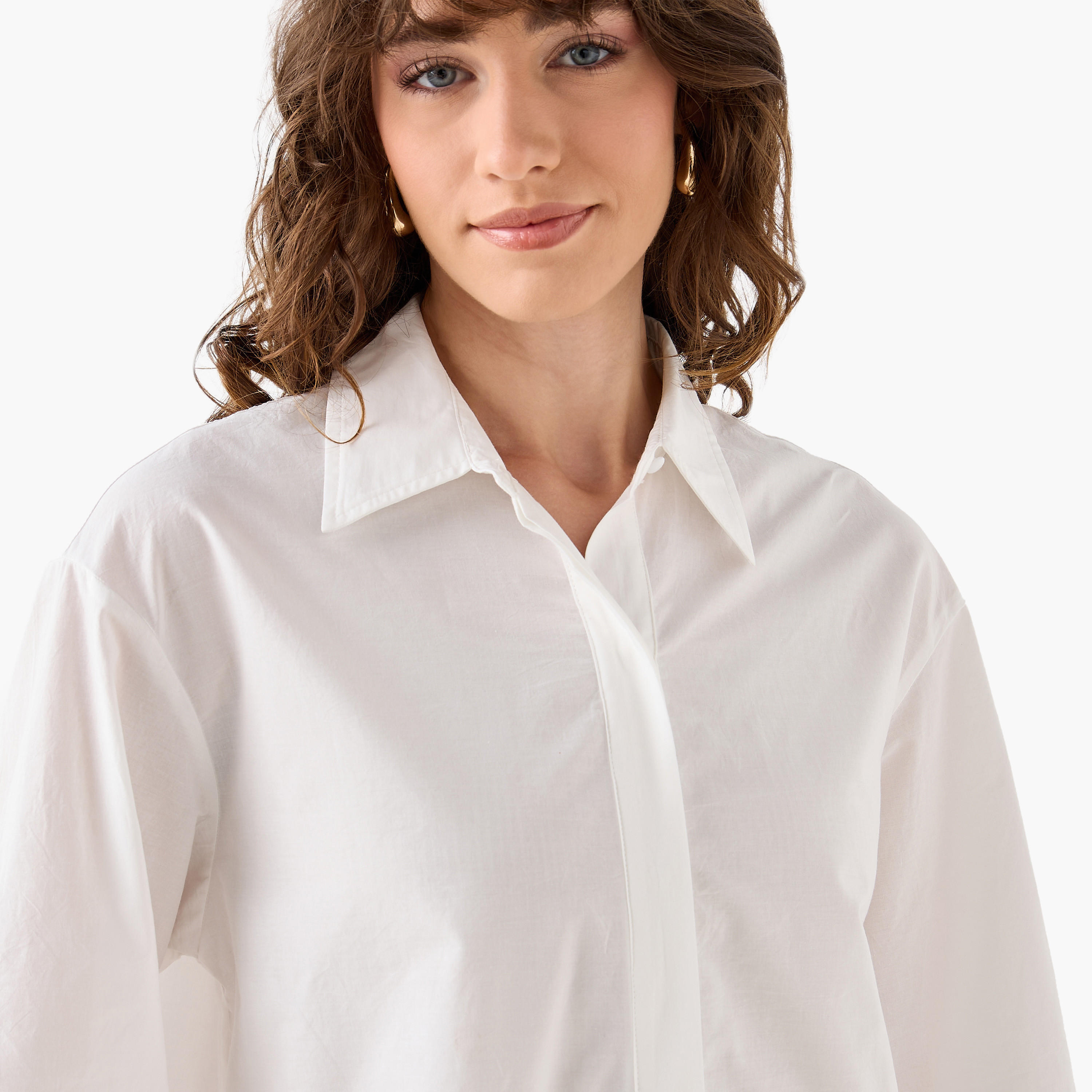 Cotton Shirt with Cutwork Design-women-clothing-shirtsandblouses-shirts-image-6