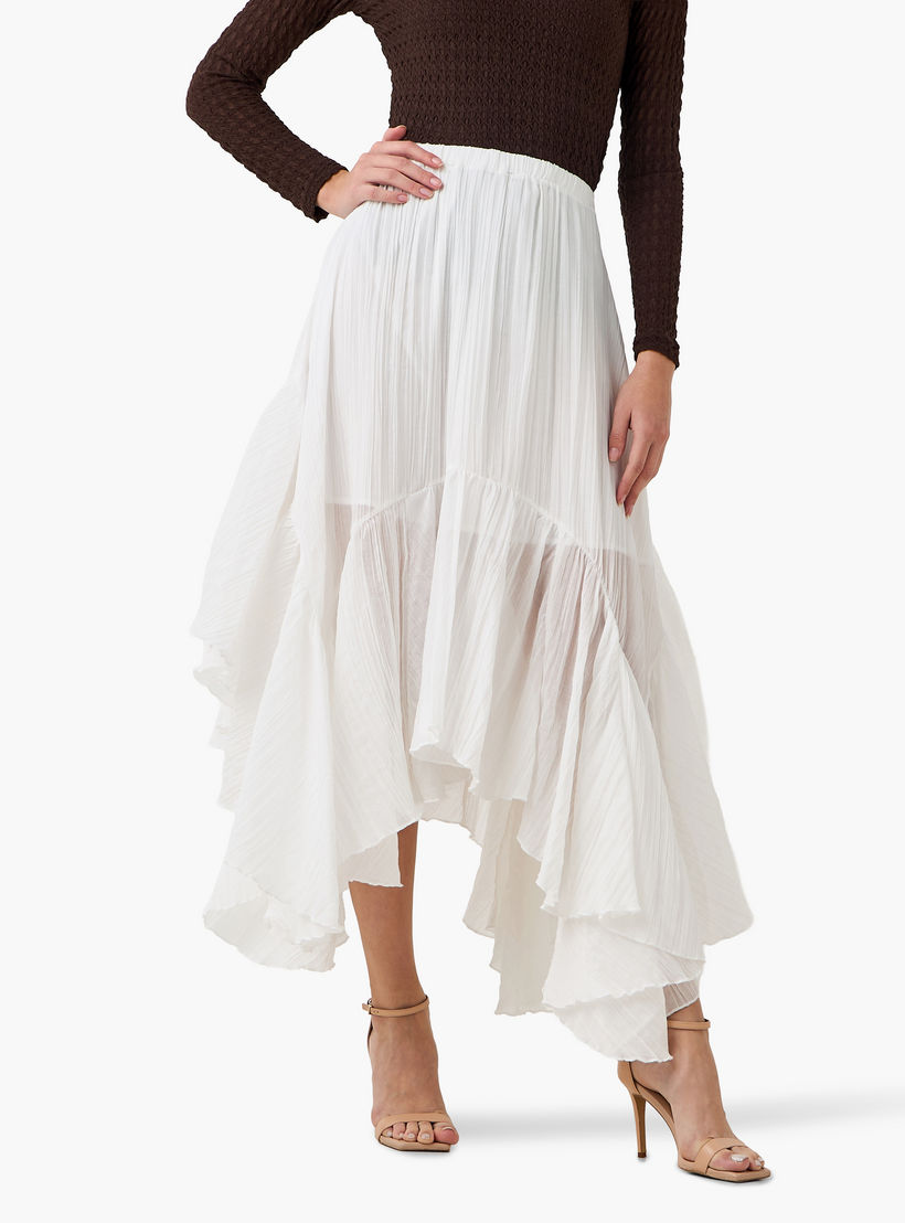 تنورة ميدي غير متماثلة بكشكش من أيكونيك-women-clothing-bottoms-skirts-image-4