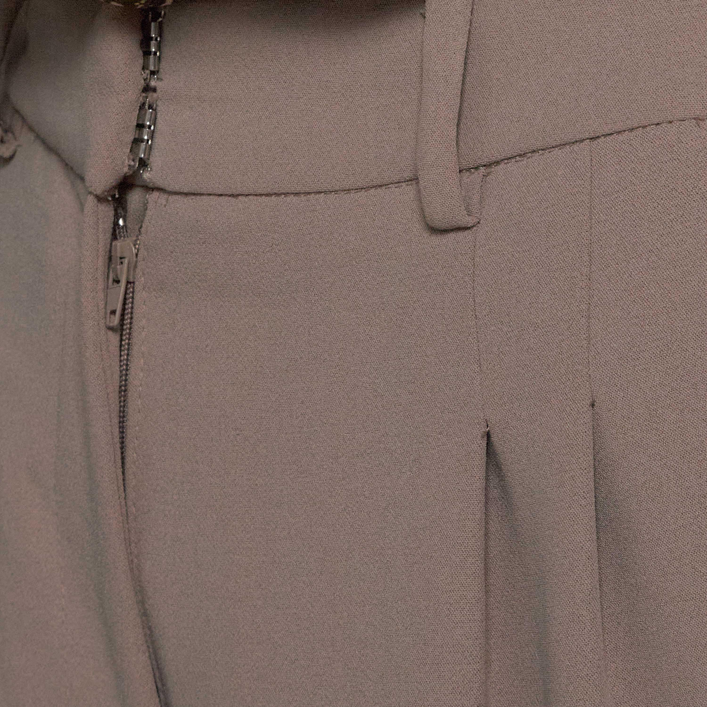 بنطلون رسمي بقصة عادية وكسرات-women-clothing-bottoms-trousers-image-3