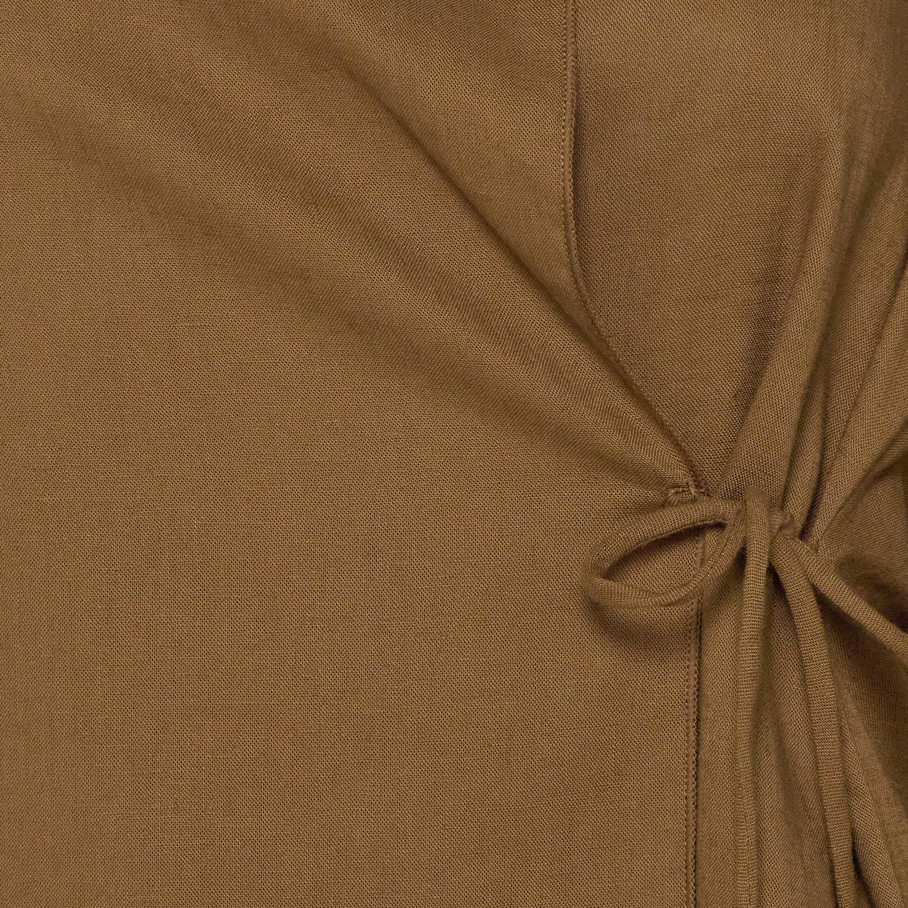 Relaxed Fit Linen Blend Wrap Top with Tie-Up Detail-women-clothing-shirtsandblouses-blouses-image-2