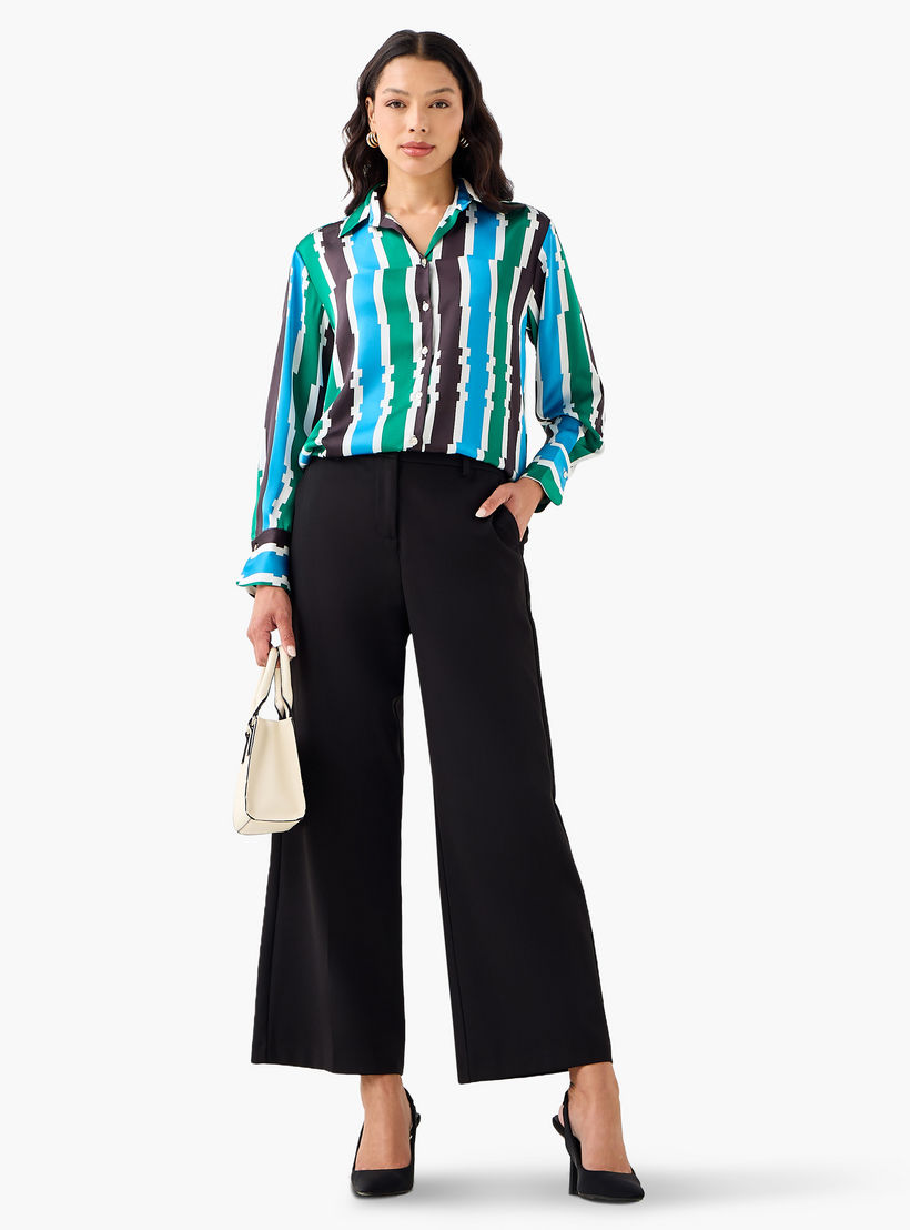 Regular Fit Polyester Shirt with Long Sleeves-women-clothing-shirtsandblouses-shirts-image-5