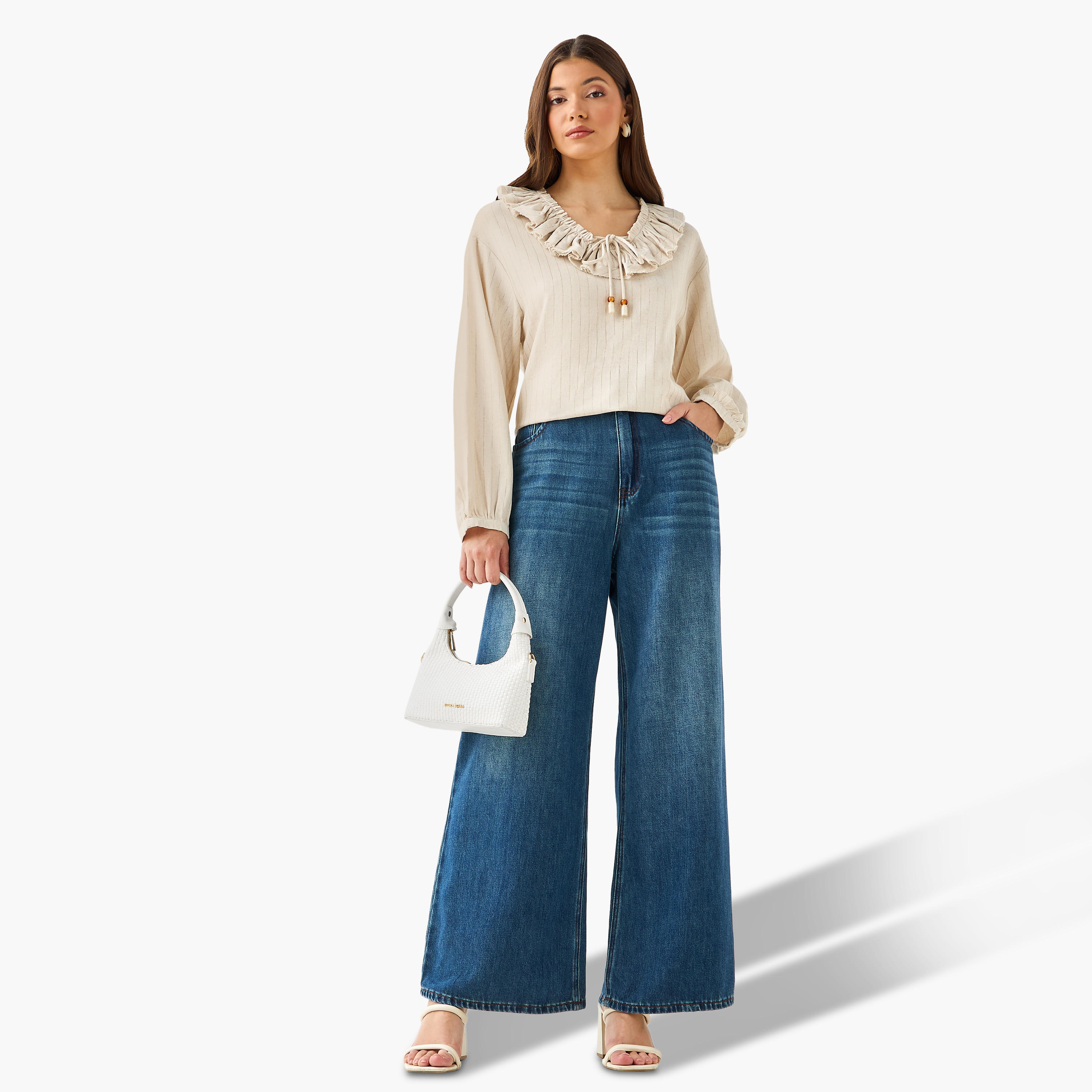Relaxed Fit Top with Ruffles-women-clothing-shirtsandblouses-blouses-image-4