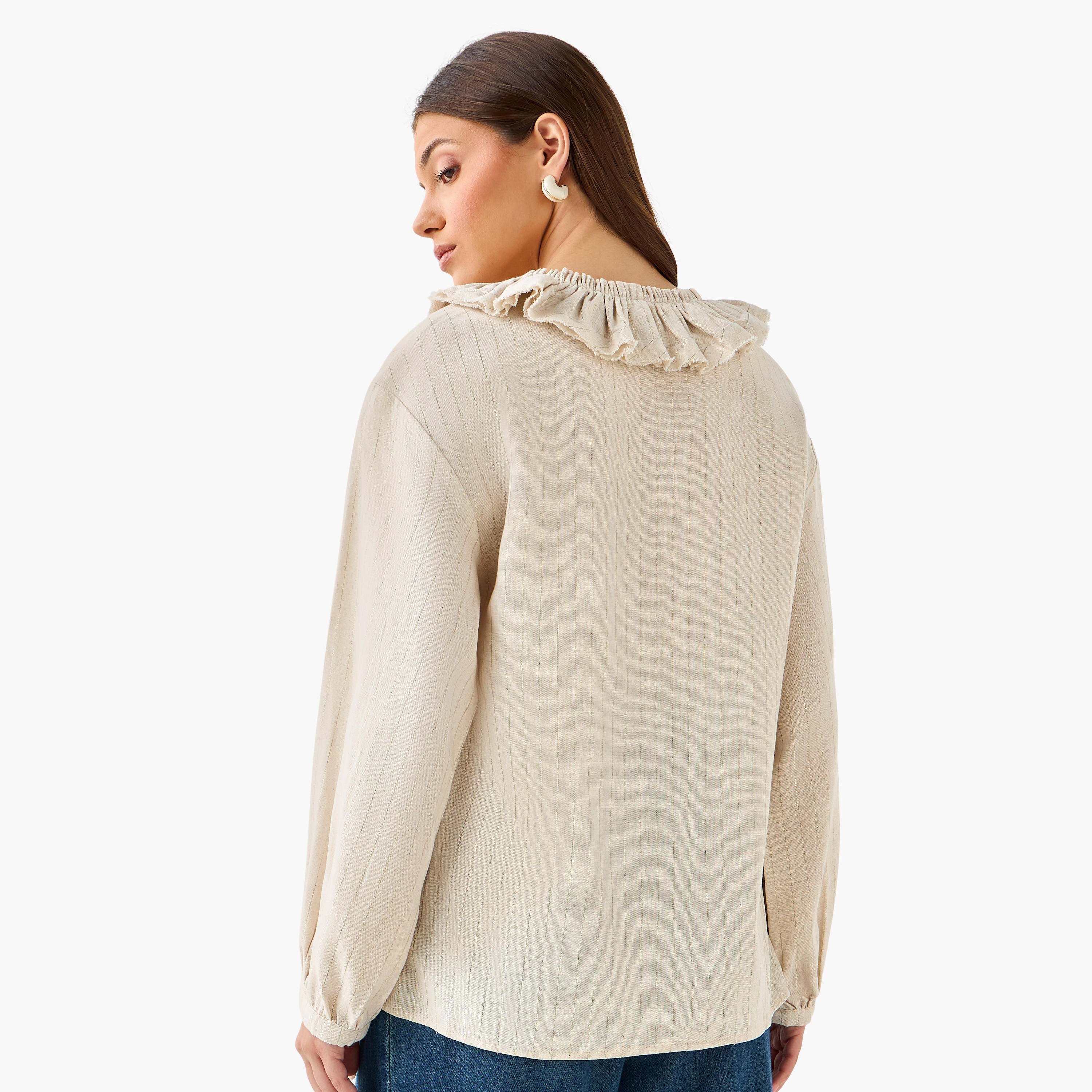 Relaxed Fit Top with Ruffles-women-clothing-shirtsandblouses-blouses-image-6