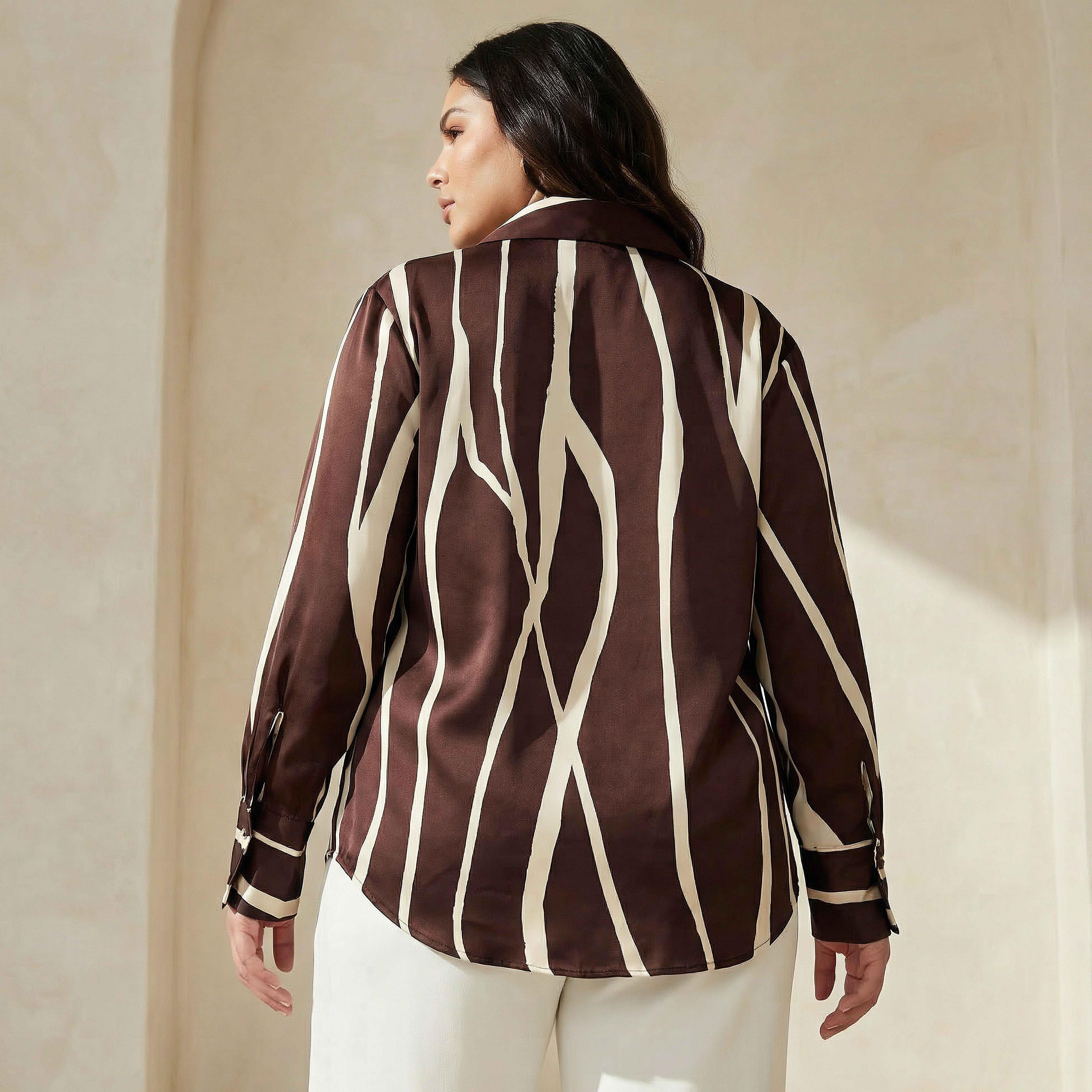 Satin Shirt with Long Sleeves-women-clothing-shirtsandblouses-shirts-image-4