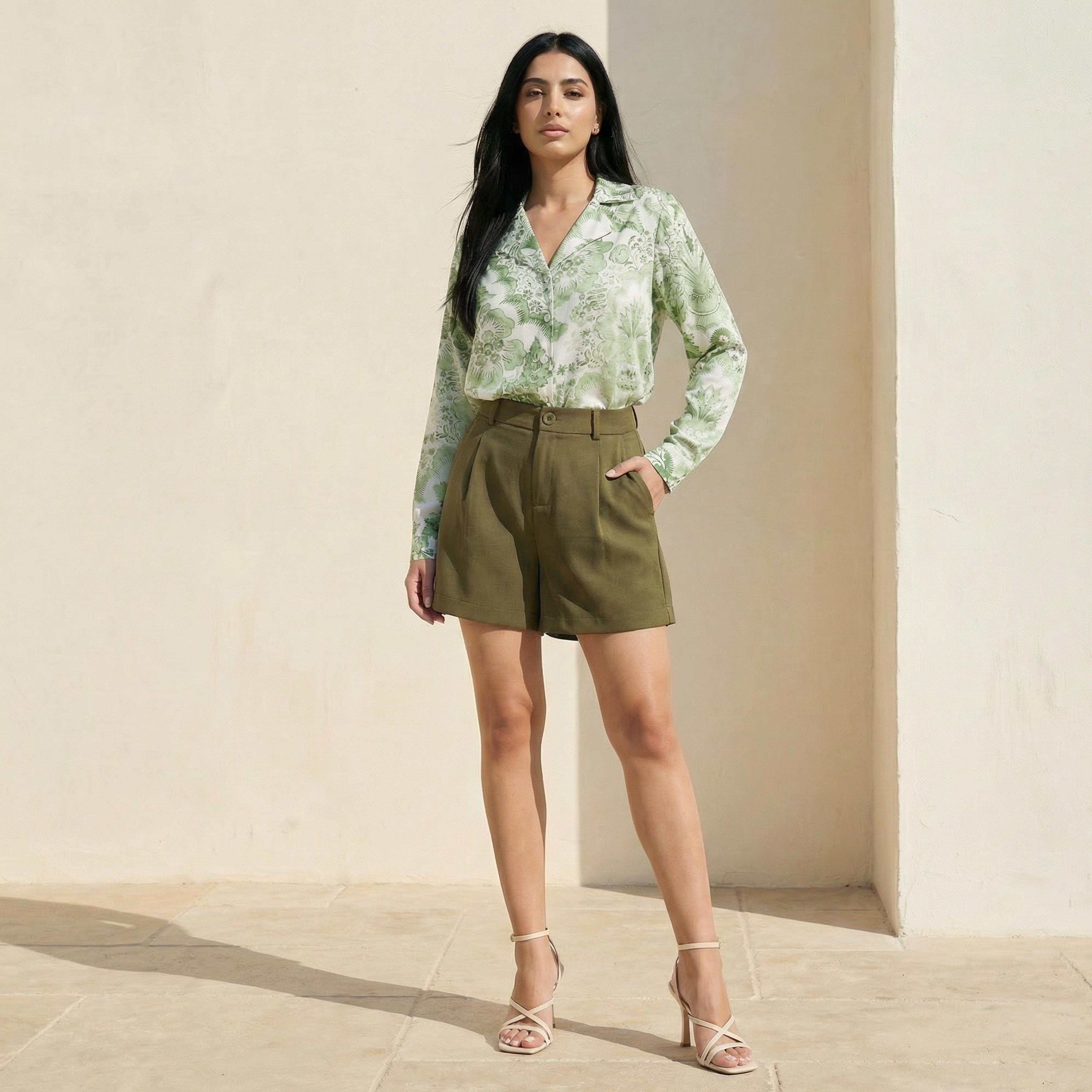 Relaxed Fit Shirt with Floral Print-women-clothing-shirtsandblouses-shirts-image-5