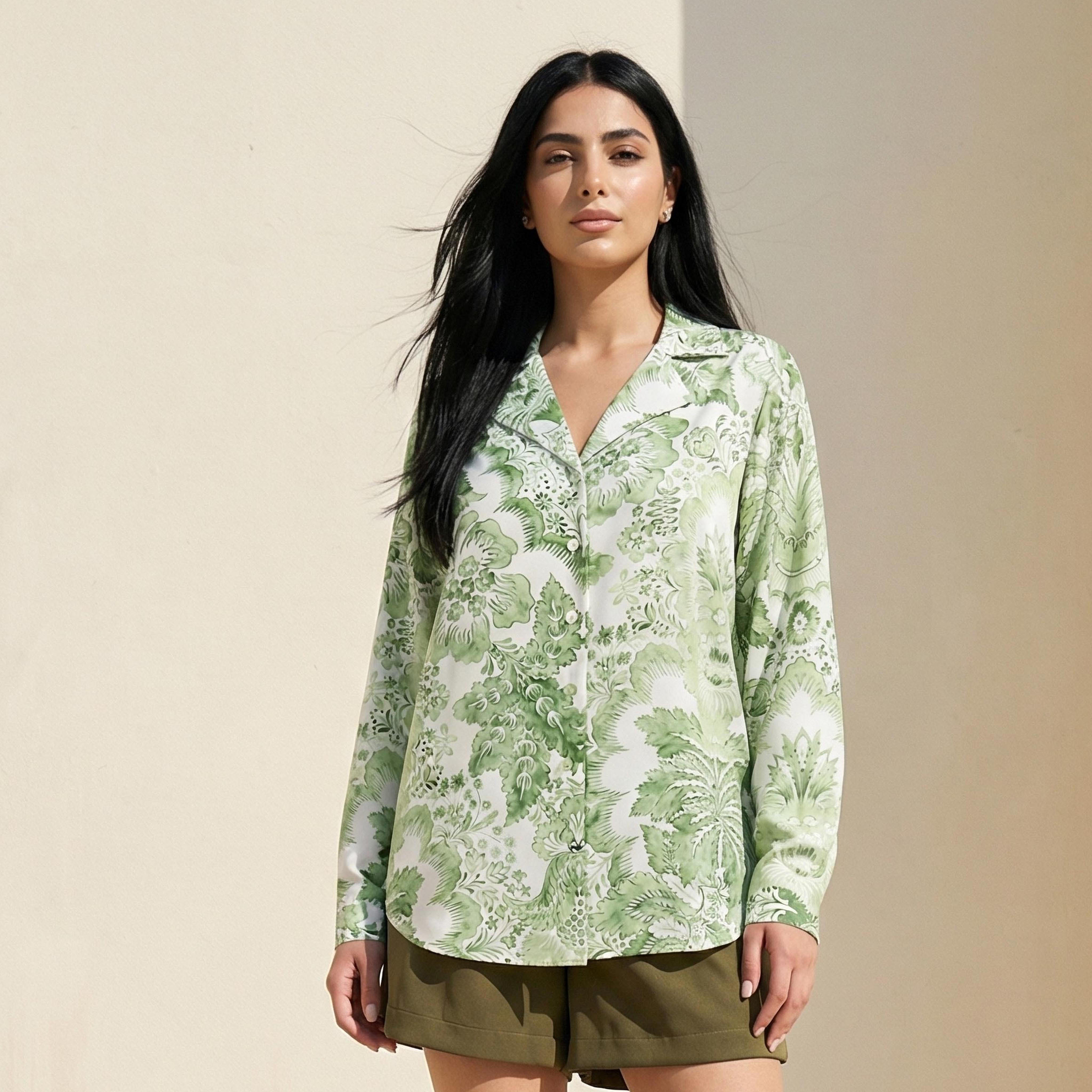 Relaxed Fit Shirt with Floral Print-women-clothing-shirtsandblouses-shirts-image-7