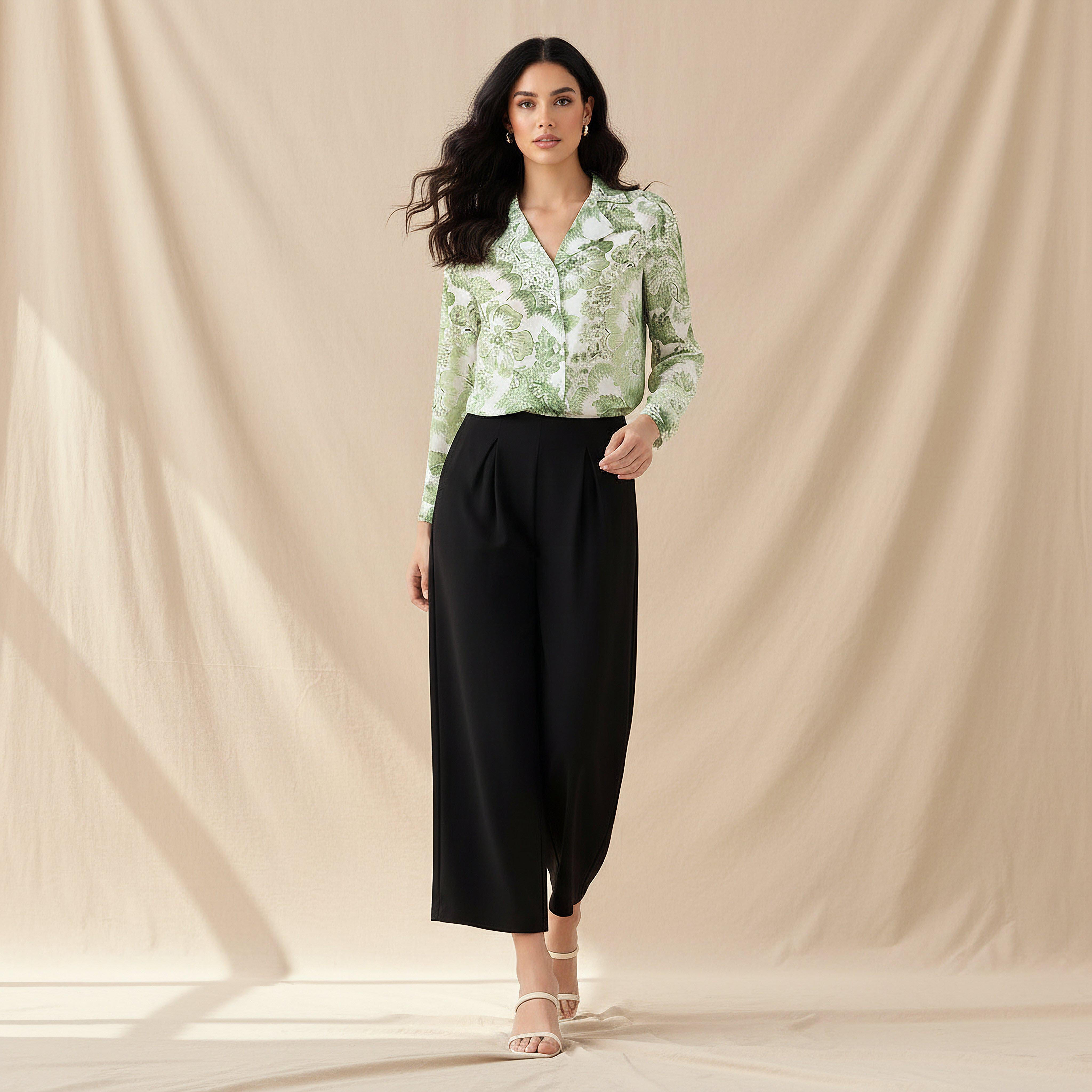 Relaxed Fit Shirt with Floral Print-women-clothing-shirtsandblouses-shirts-image-2