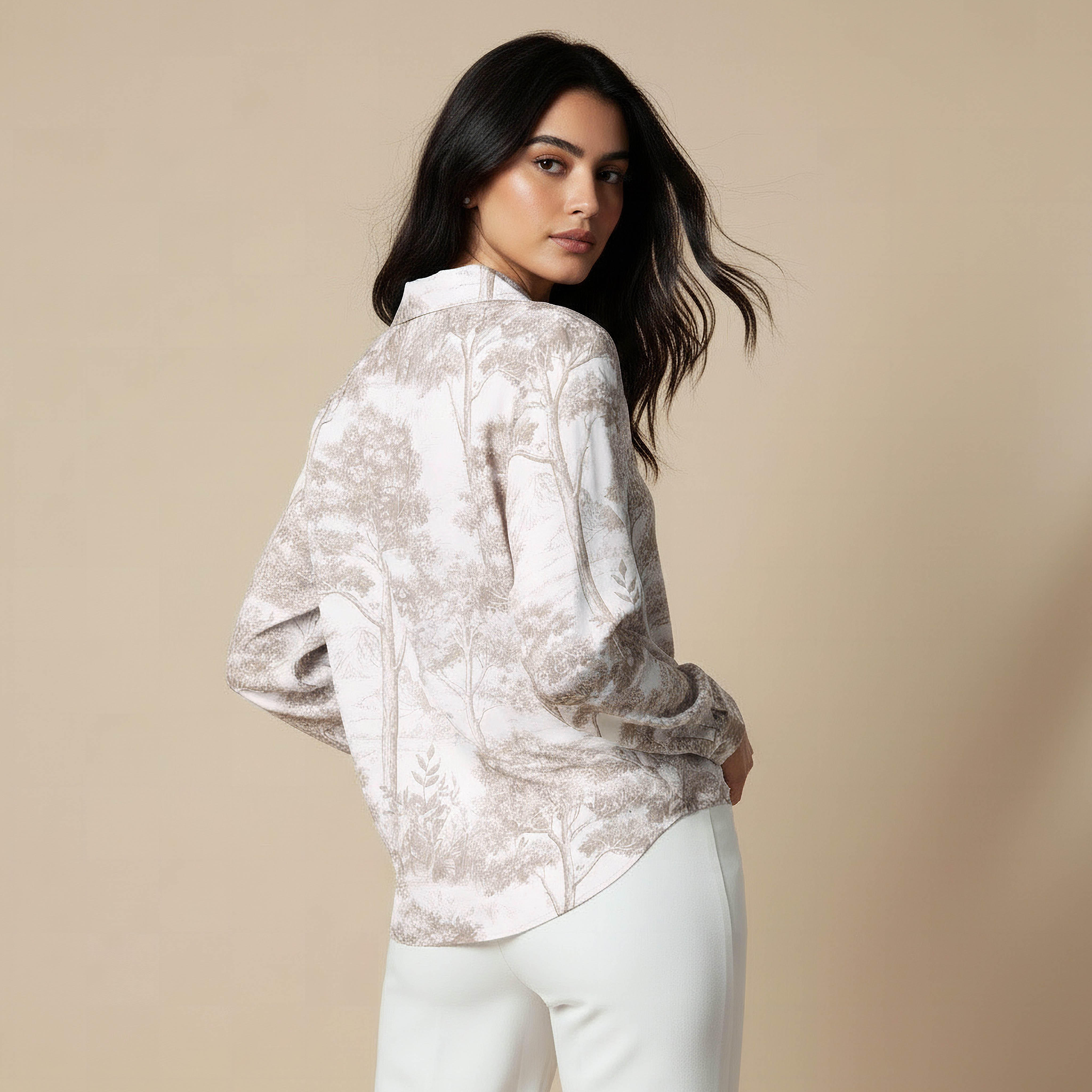Relaxed Fit Shirt with Tree Print-women-clothing-shirtsandblouses-shirts-image-4
