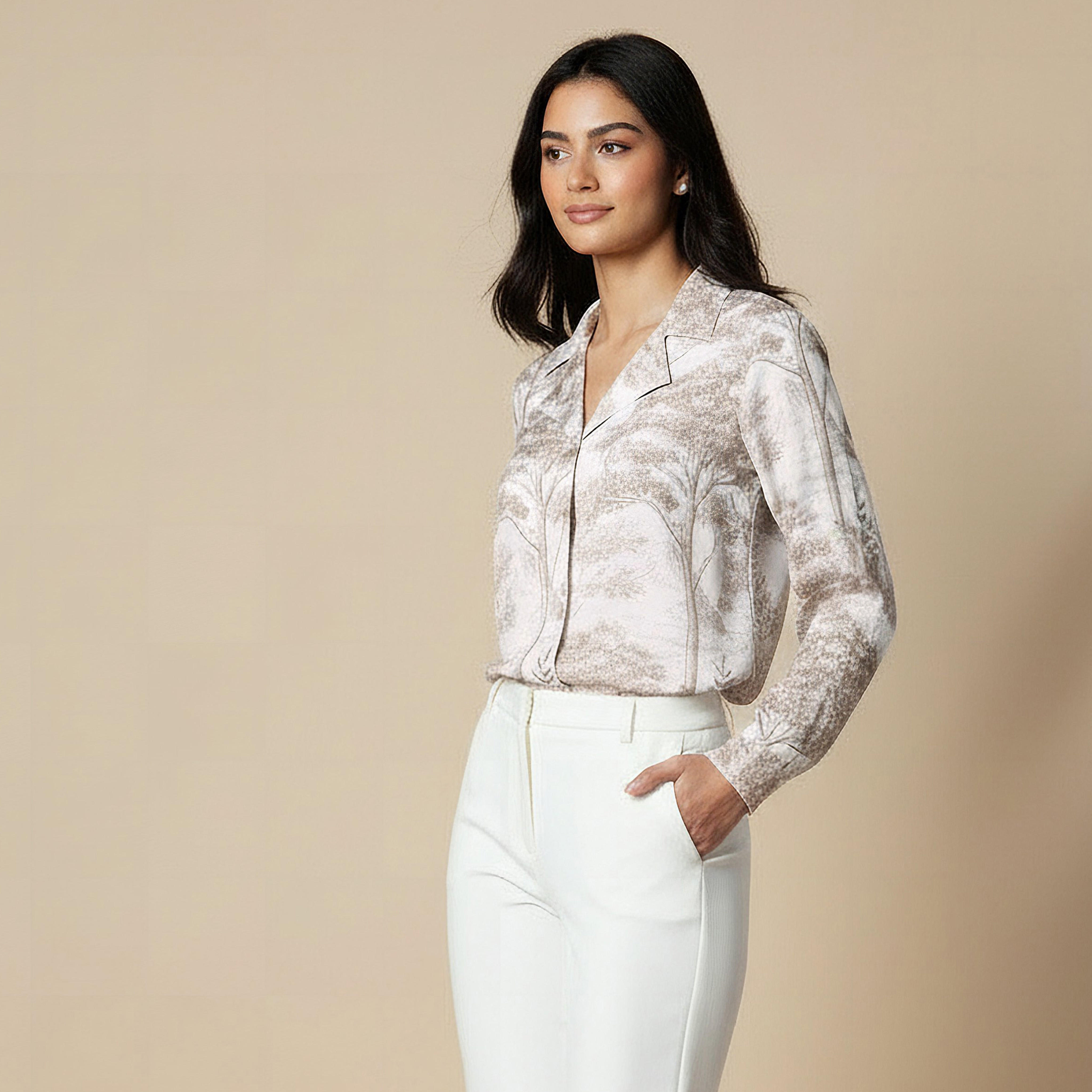 قميص بقصة عادية وطبعات-women-clothing-shirtsandblouses-shirts-image-5