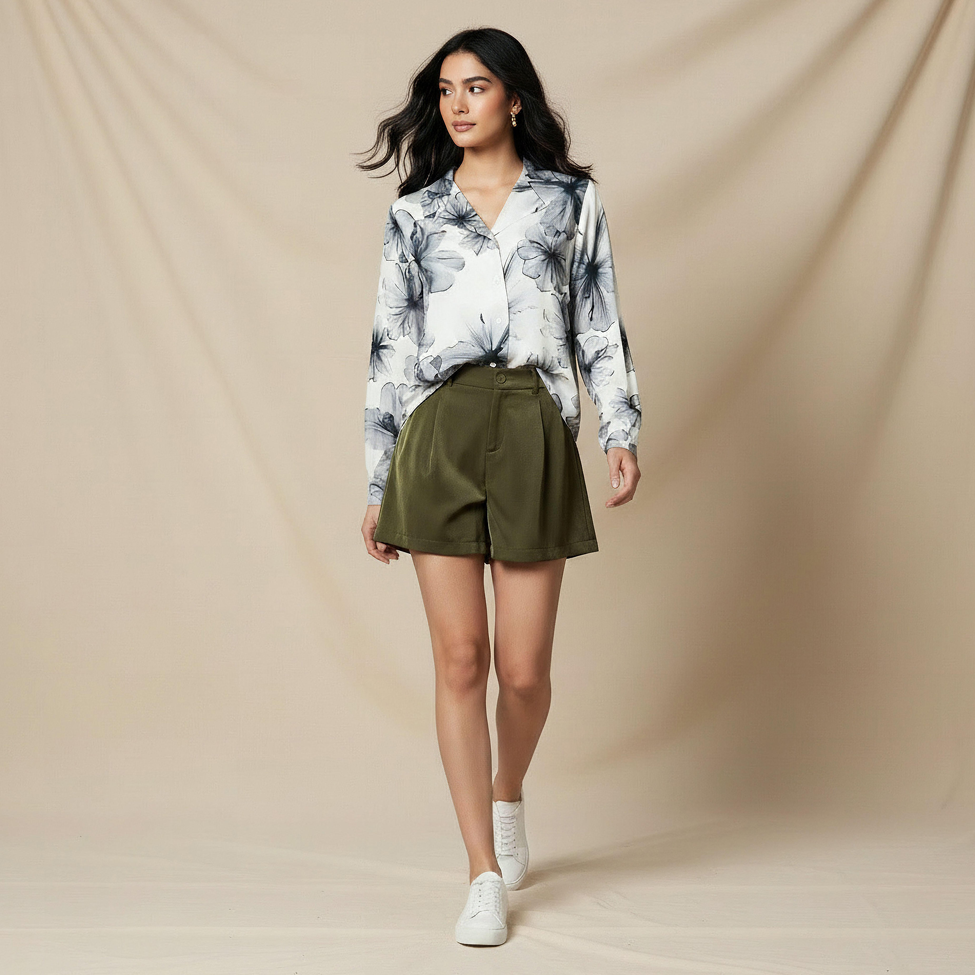Relaxed Fit Shirt with Floral Print-women-clothing-shirtsandblouses-shirts-image-3