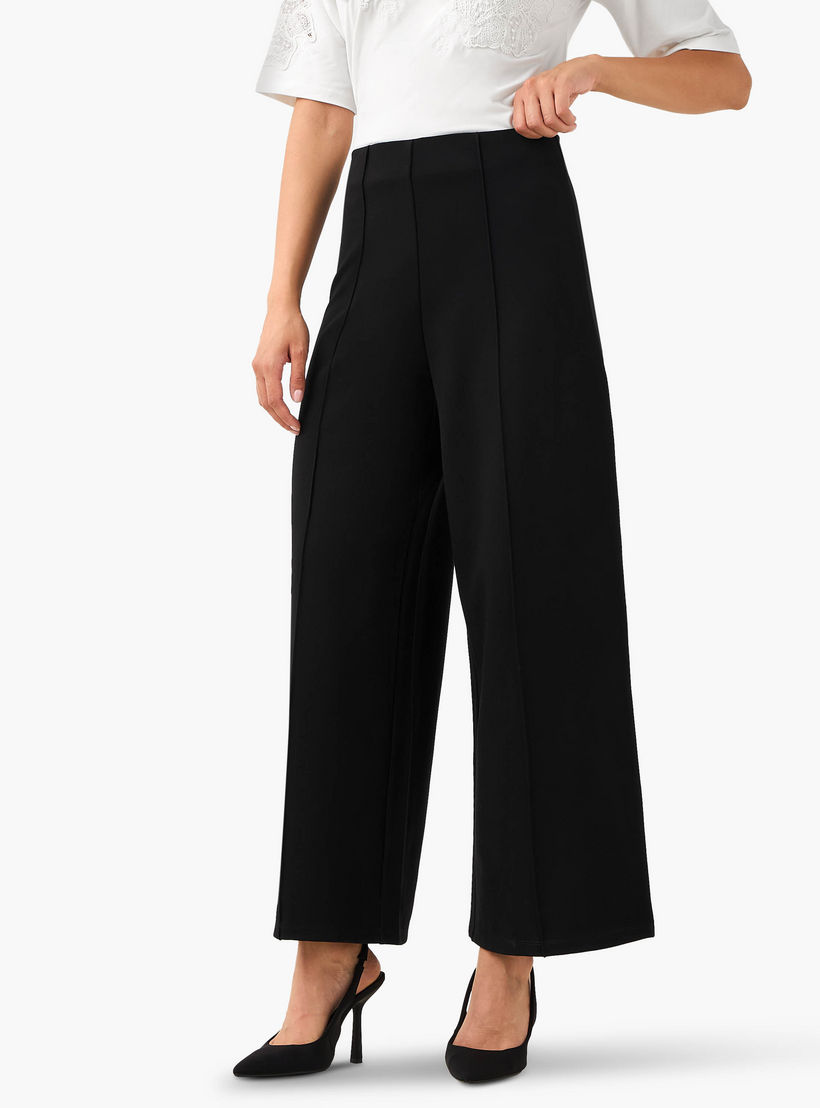 بنطلون واسع الساقين كامل الطول-women-clothing-bottoms-trousers-image-4