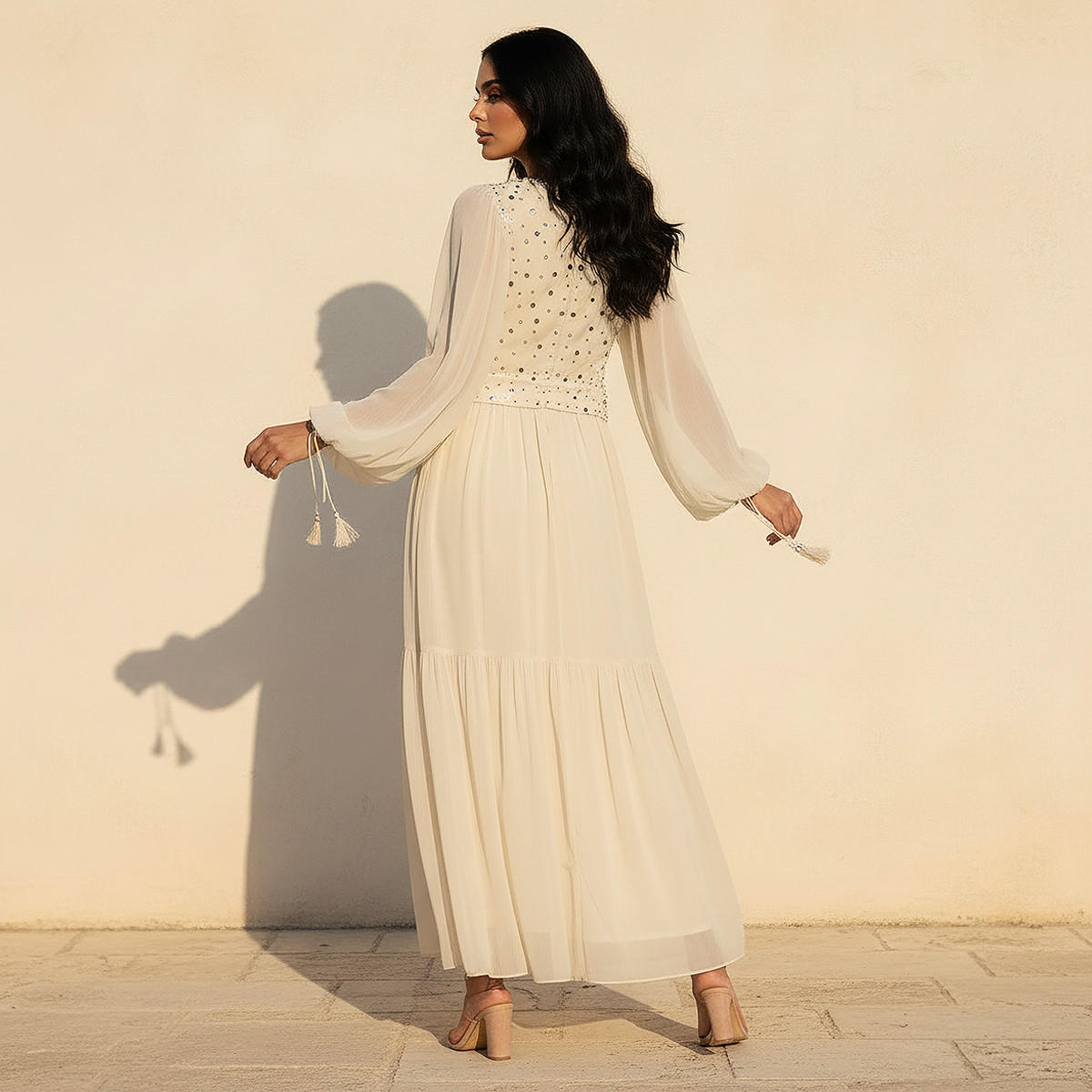 A-line Maxi Dress with Embellished Detail-women-clothing-dresses-image-4