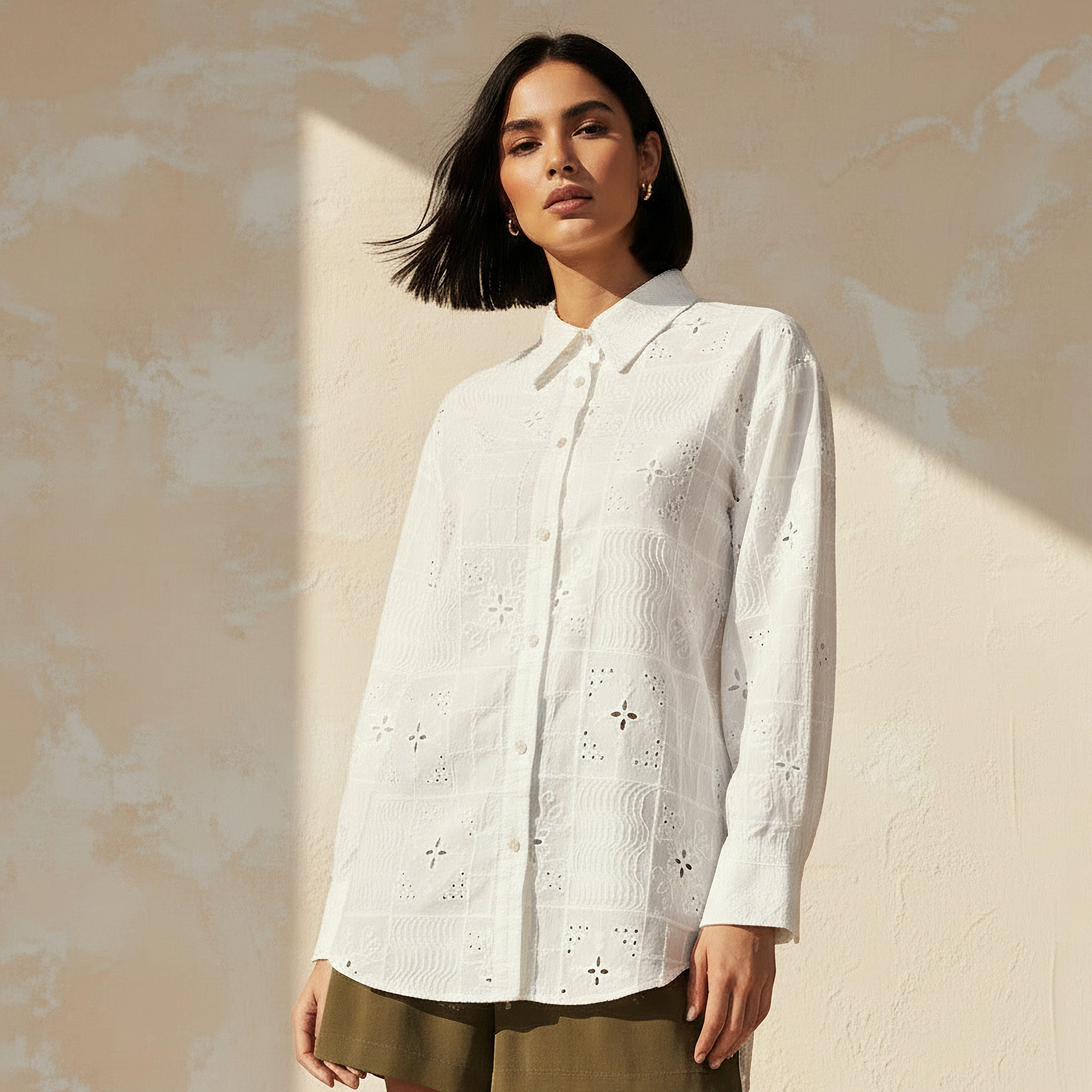 Shirt with Embroidery-women-clothing-shirtsandblouses-shirts-image-1